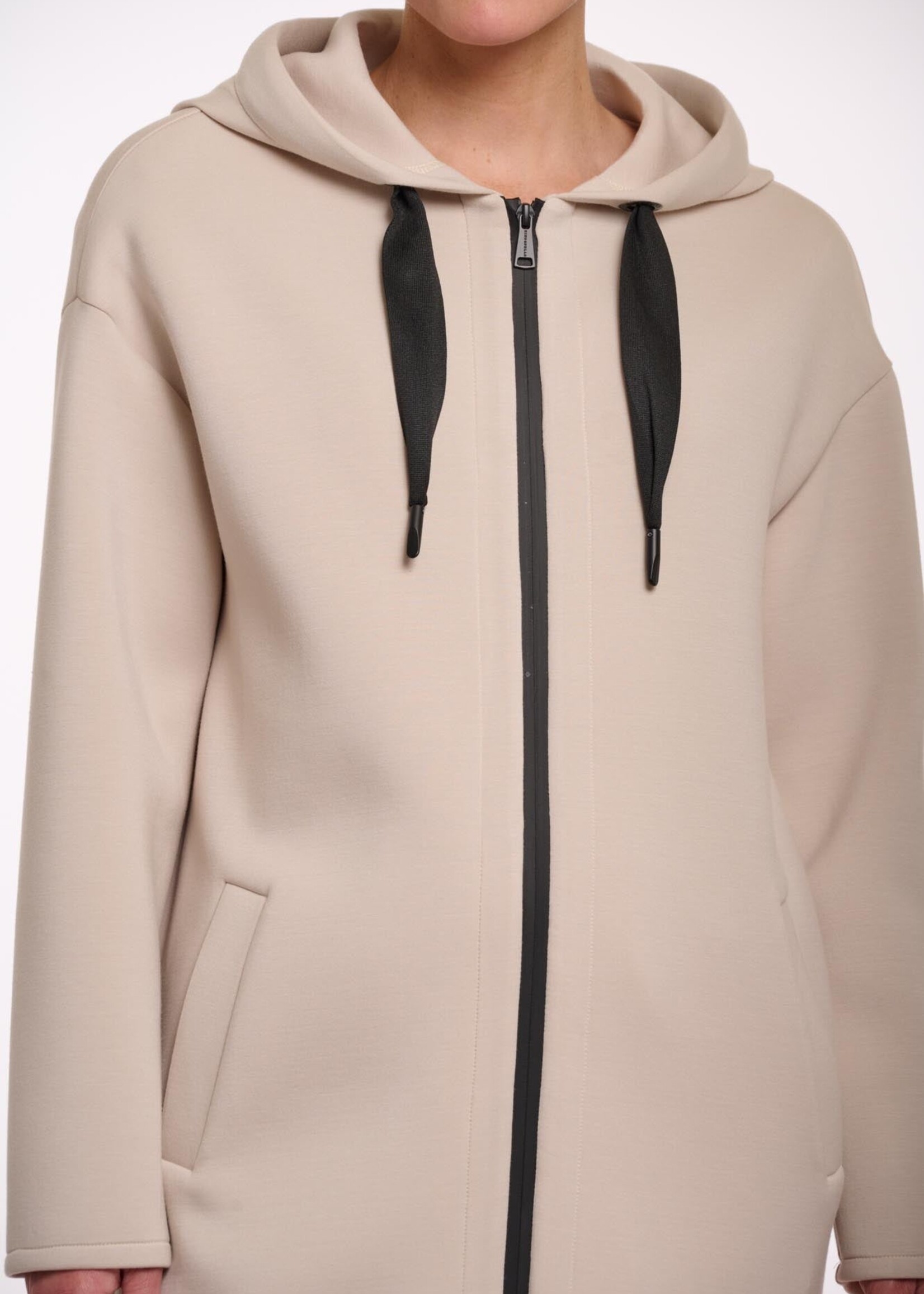 Rino & Pelle Rino & Pelle Long Hooded Coat - Desert