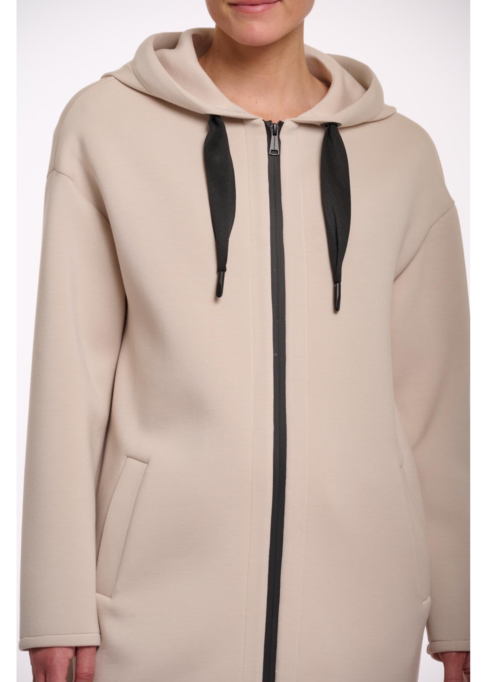 Rino & Pelle Rino & Pelle Long Hooded Coat - Desert