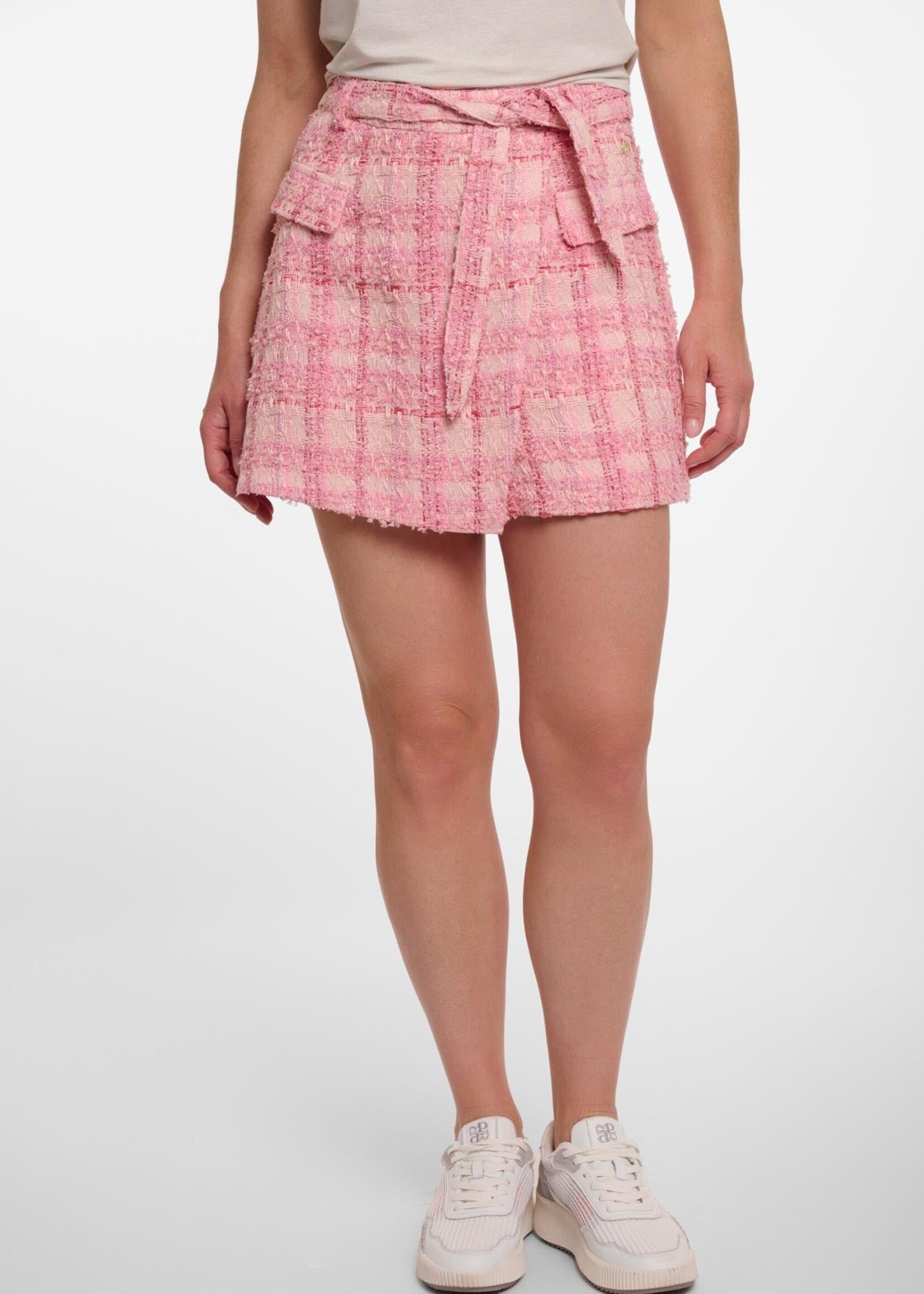 Rino & Pelle Rino & Pelle Short En Tweed Gamze - Rose Clair