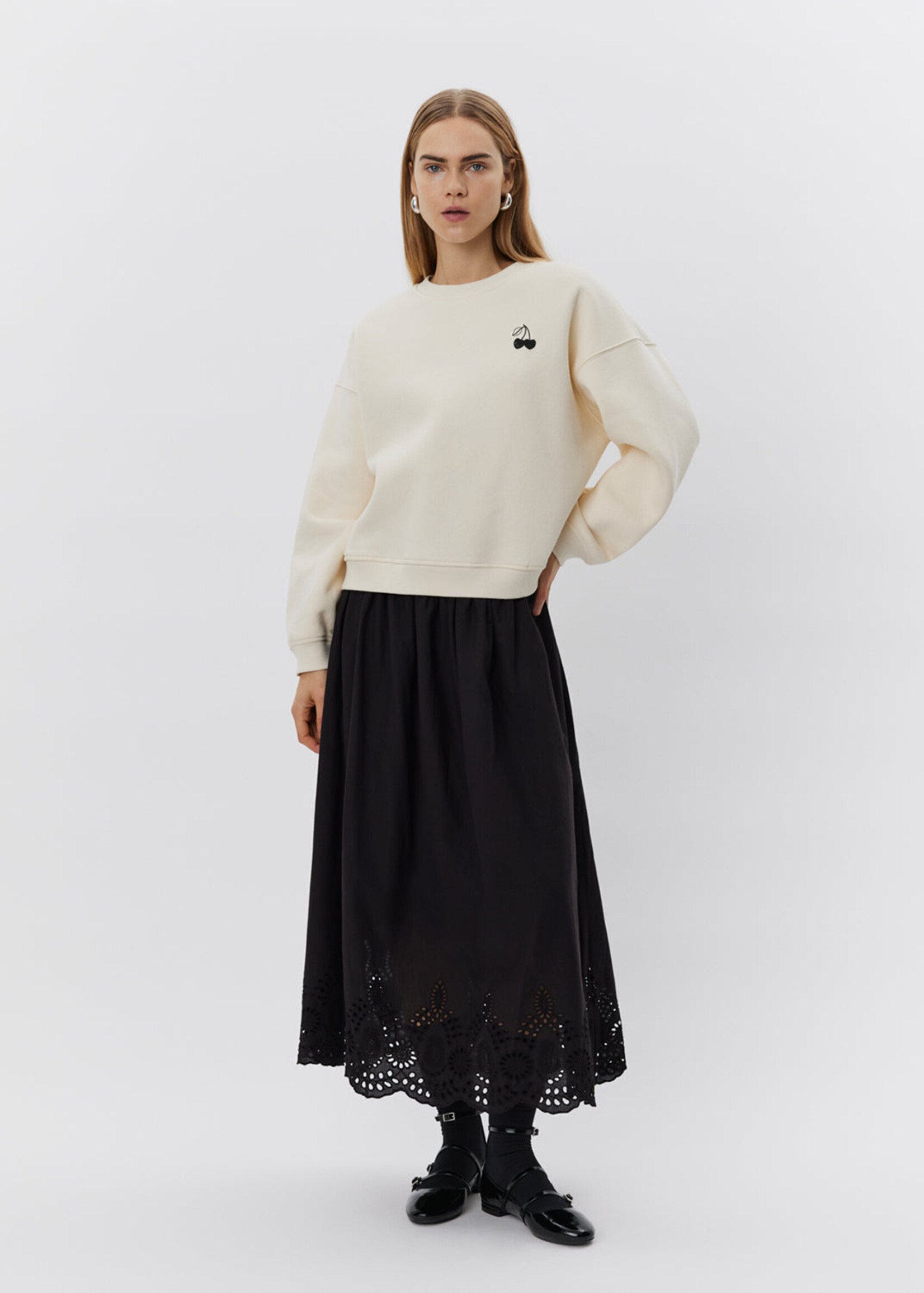 Sofie Schnoor Sweat-Shirt Elisw - Blanc Cassé