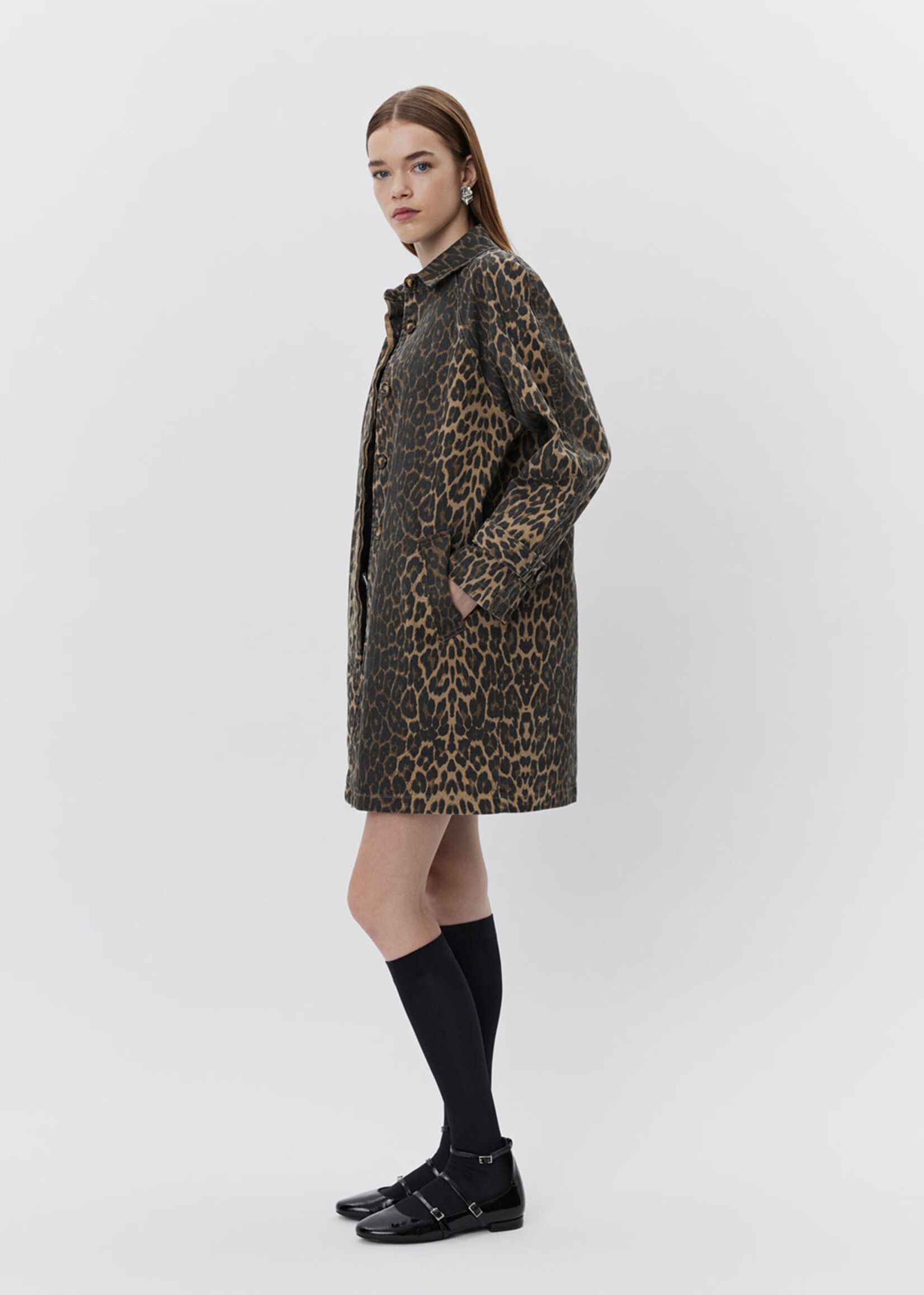 Sofie Schnoor Trench-Coat Filipasw - Léopard Marron Clair