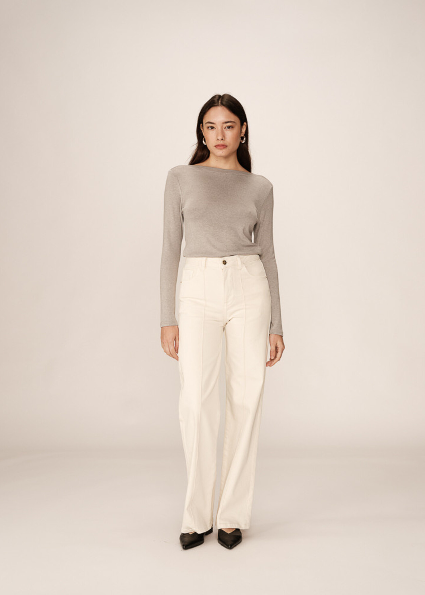 Grace and Mila Grace & Mila Justin Jeans - Ecru