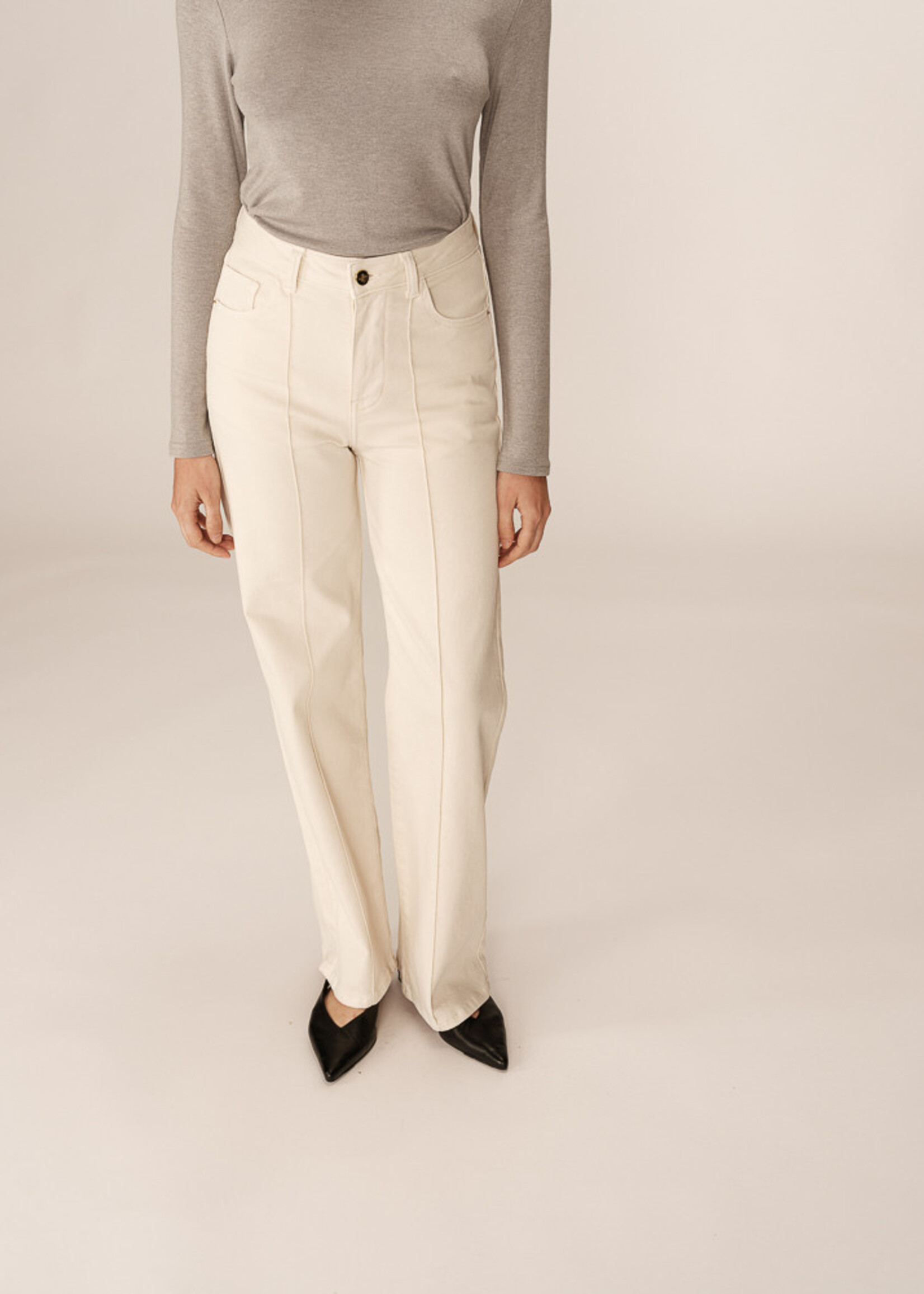 Grace and Mila Grace & Mila Justin Jeans - Ecru