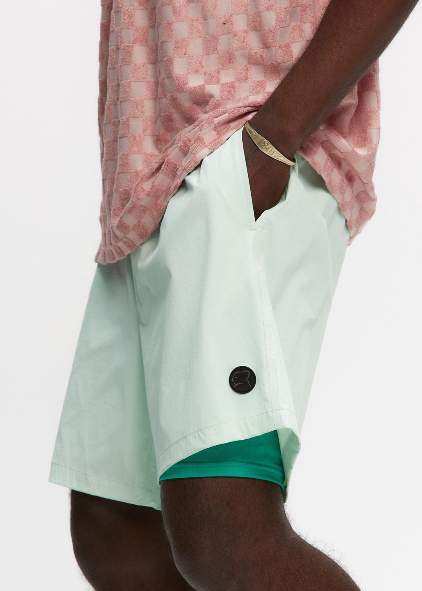Kuwalla Kuwalla 2-1 Swim Trunk - Dusty Aqua