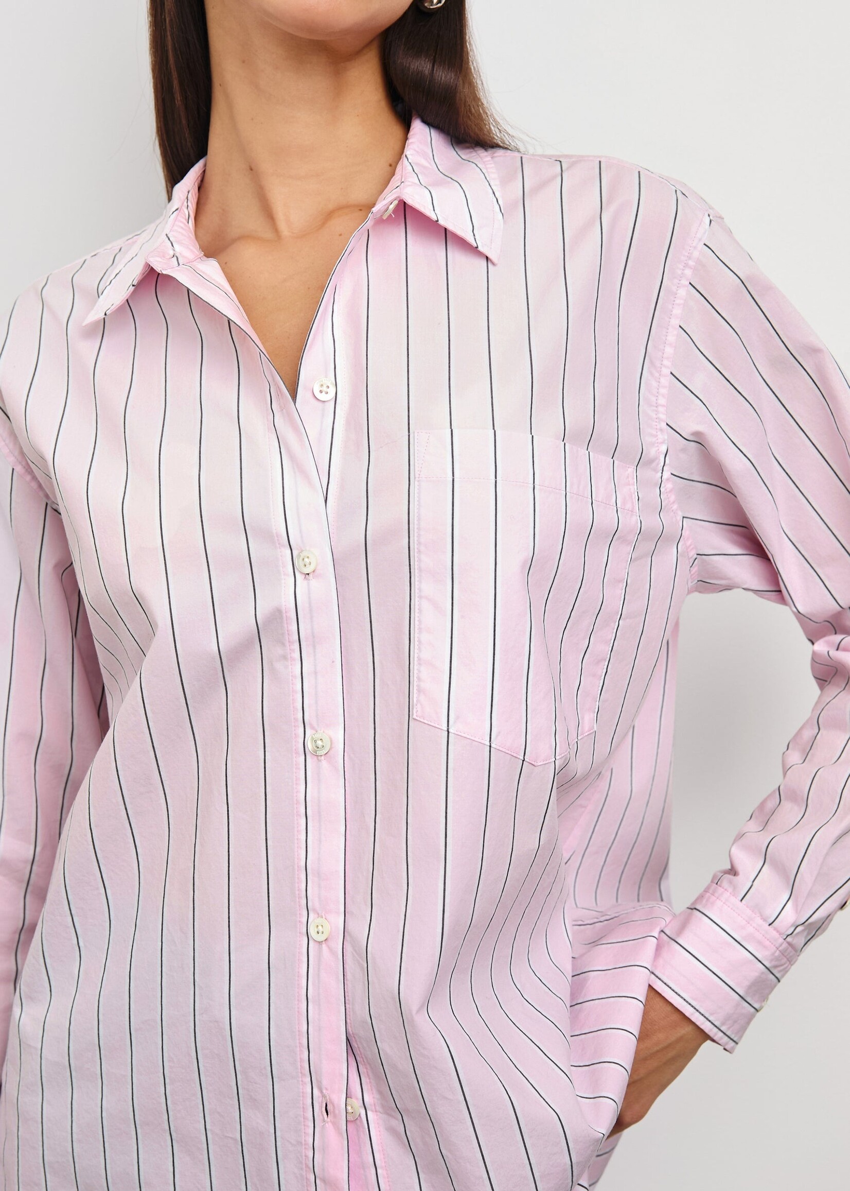 Rails Rails Elsa Shirt - Cherry Blossom Stripe