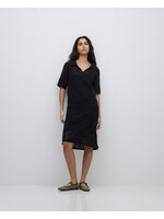 Yerse Yerse Robe En Crochet À Col Roulé - Noir