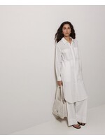 Yerse Yerse Poplin Collared-Shirt Dress - White
