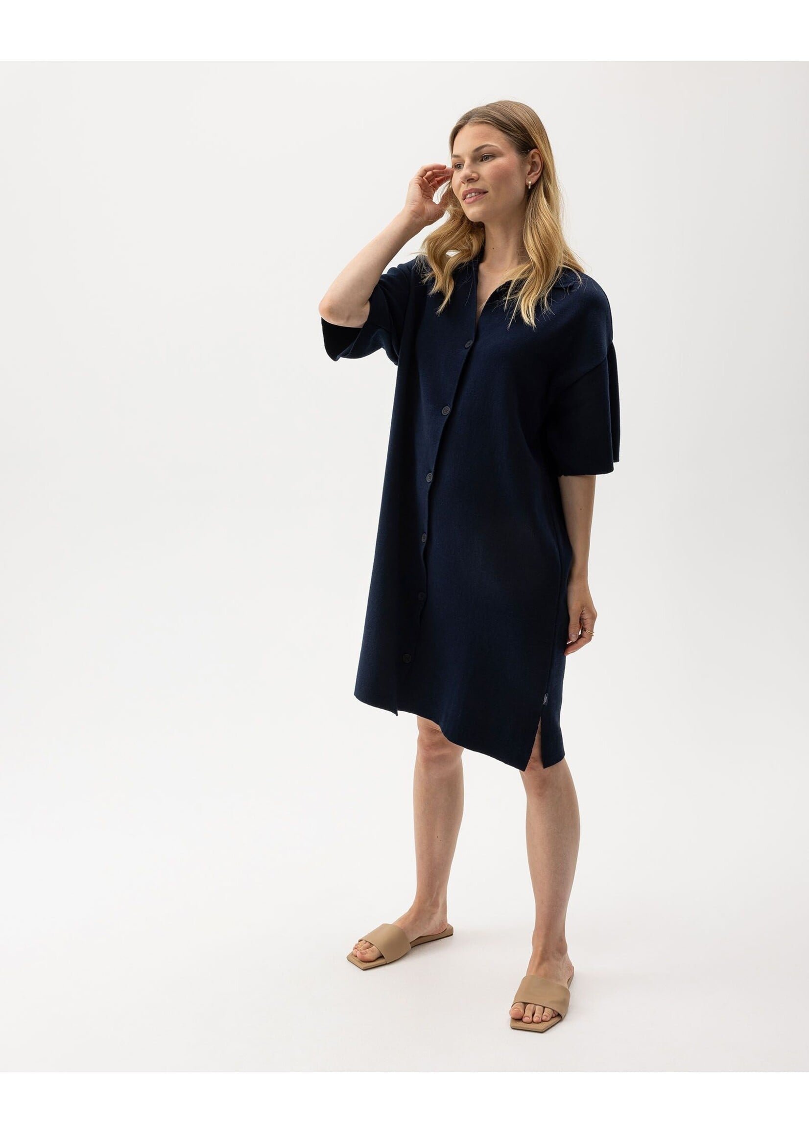 Holebrook Holebrook Jane Shirt Dress - Navy