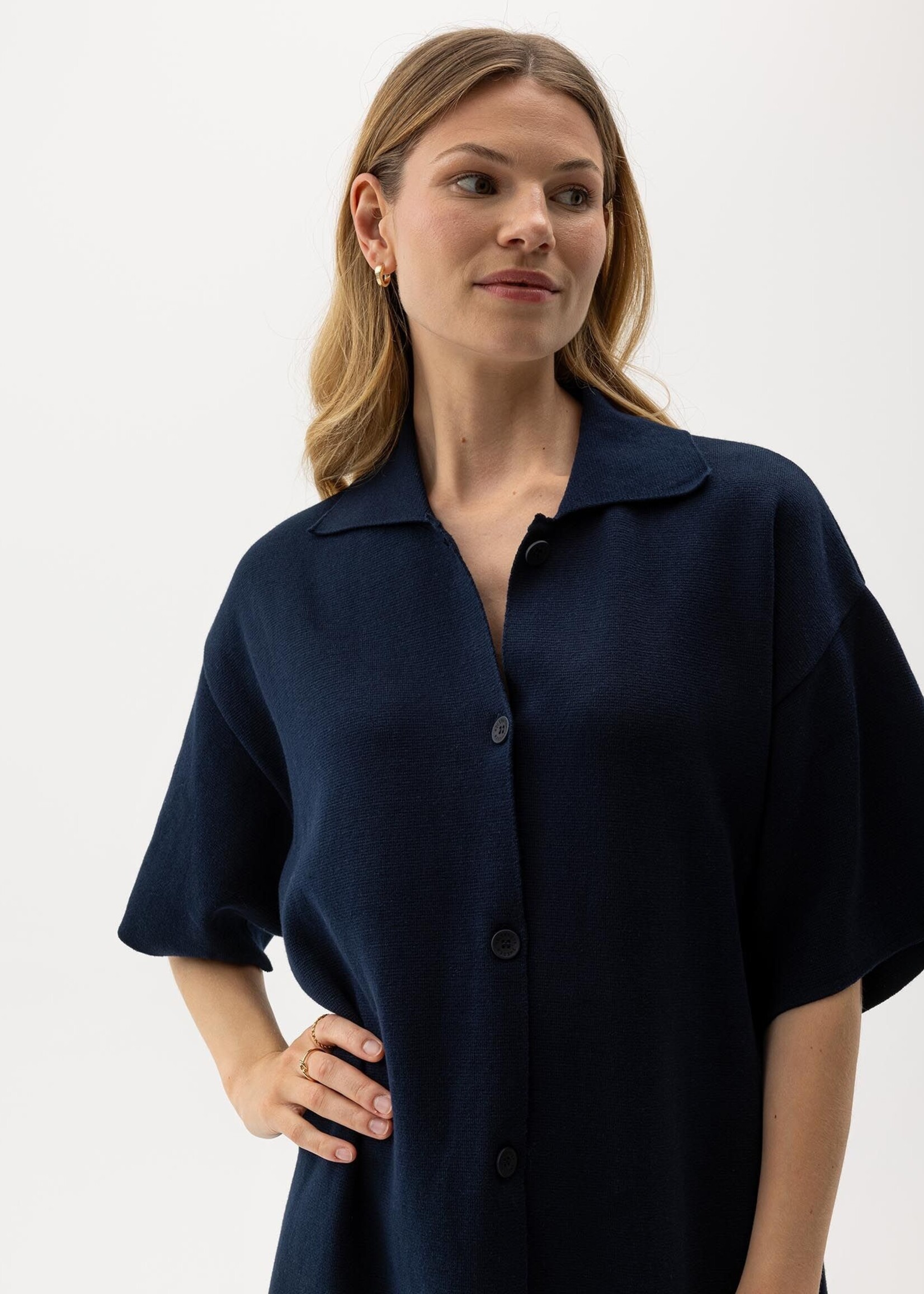 Holebrook Holebrook Robe Chemise Jane - Bleu Marine
