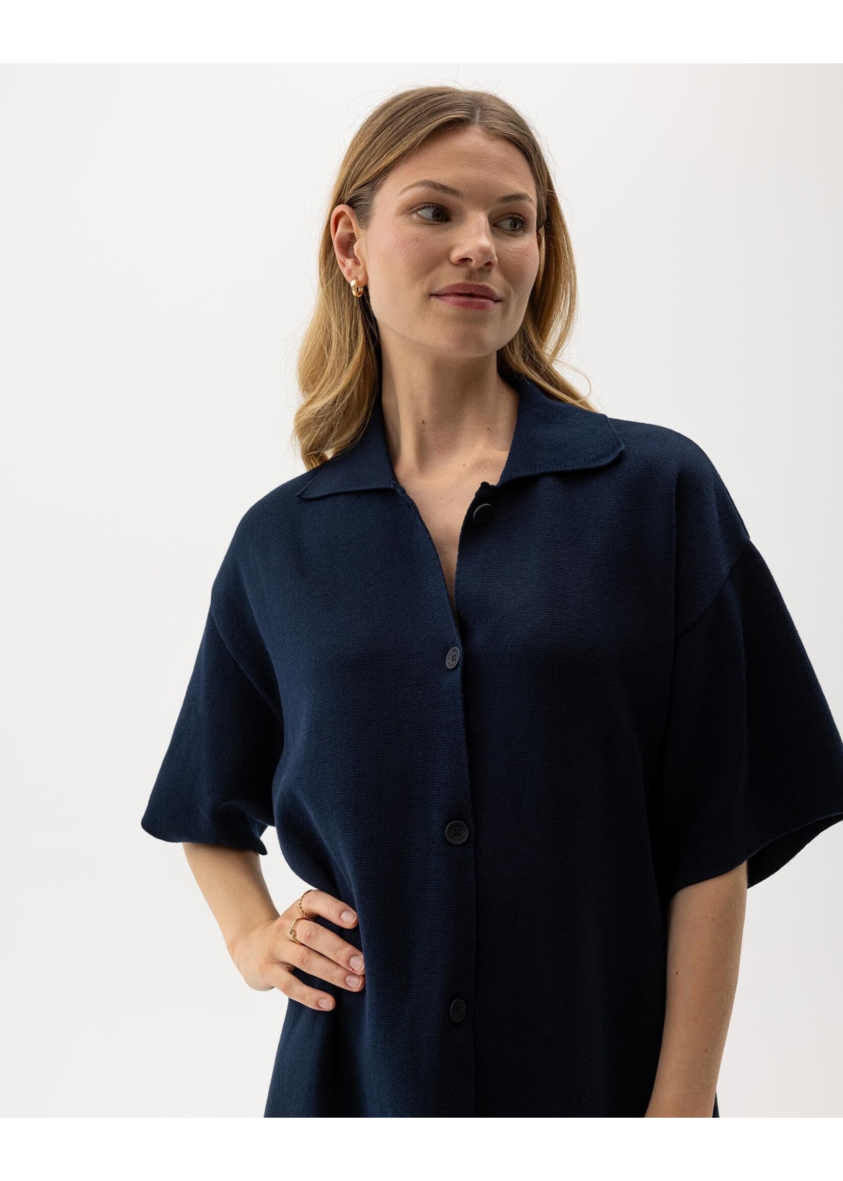 Holebrook Holebrook Robe Chemise Jane - Bleu Marine