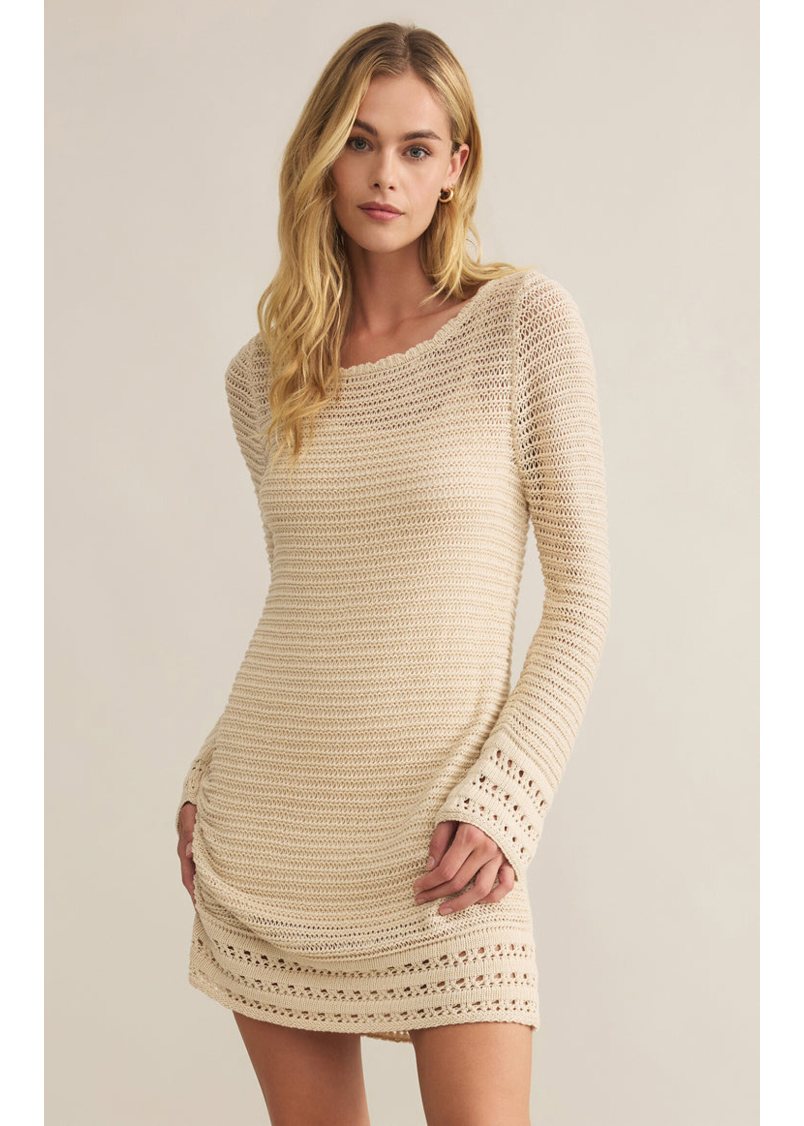 Z-Supply Z-Supply Calabria Crochet Mini Dress - Natural