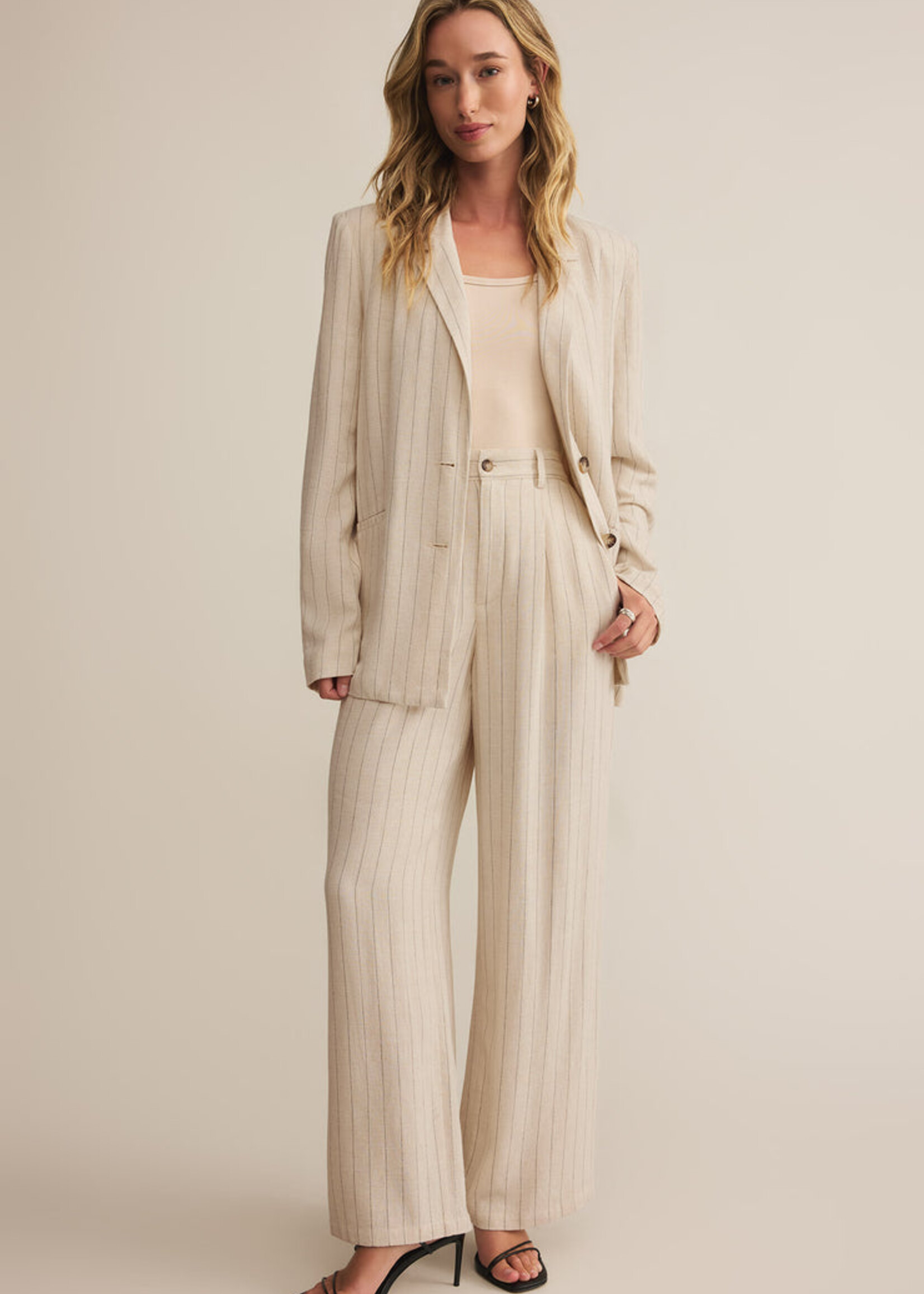 Z-Supply Z-Supply Livingston Pinstripe Blazer - Flax