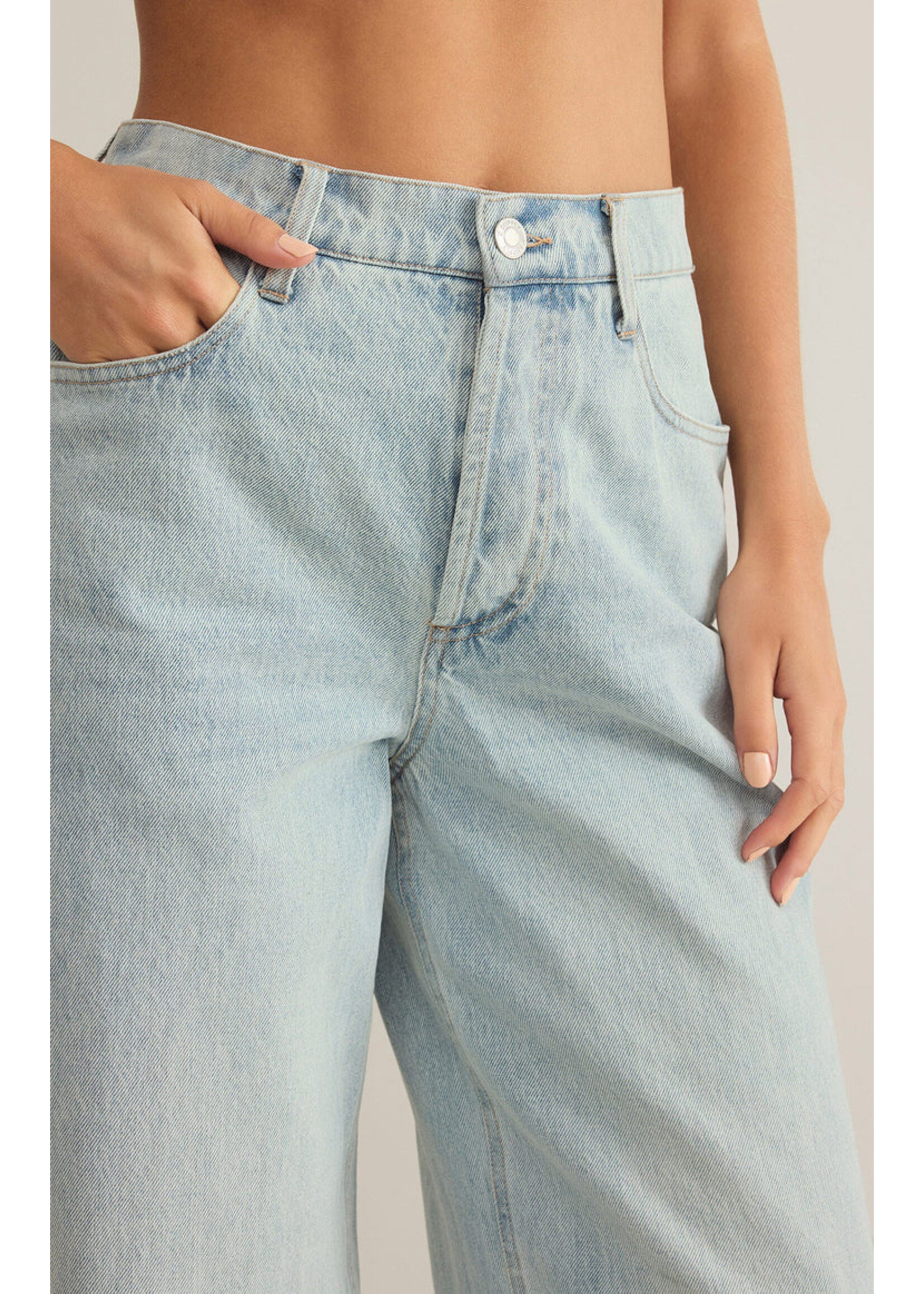 Z-Supply Z-Supply Pantalon En Jean Lou - Faded Indigo