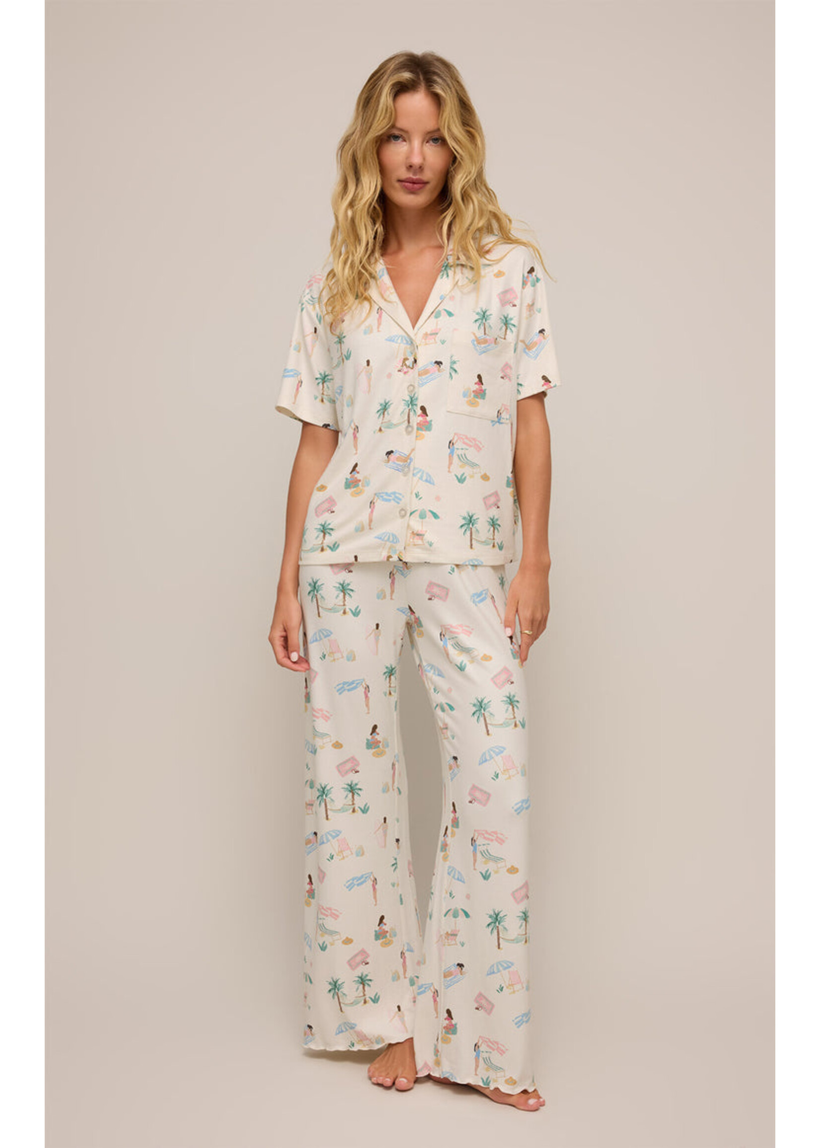 Z-Supply ZS Dawn Beach Days Pant - Bone