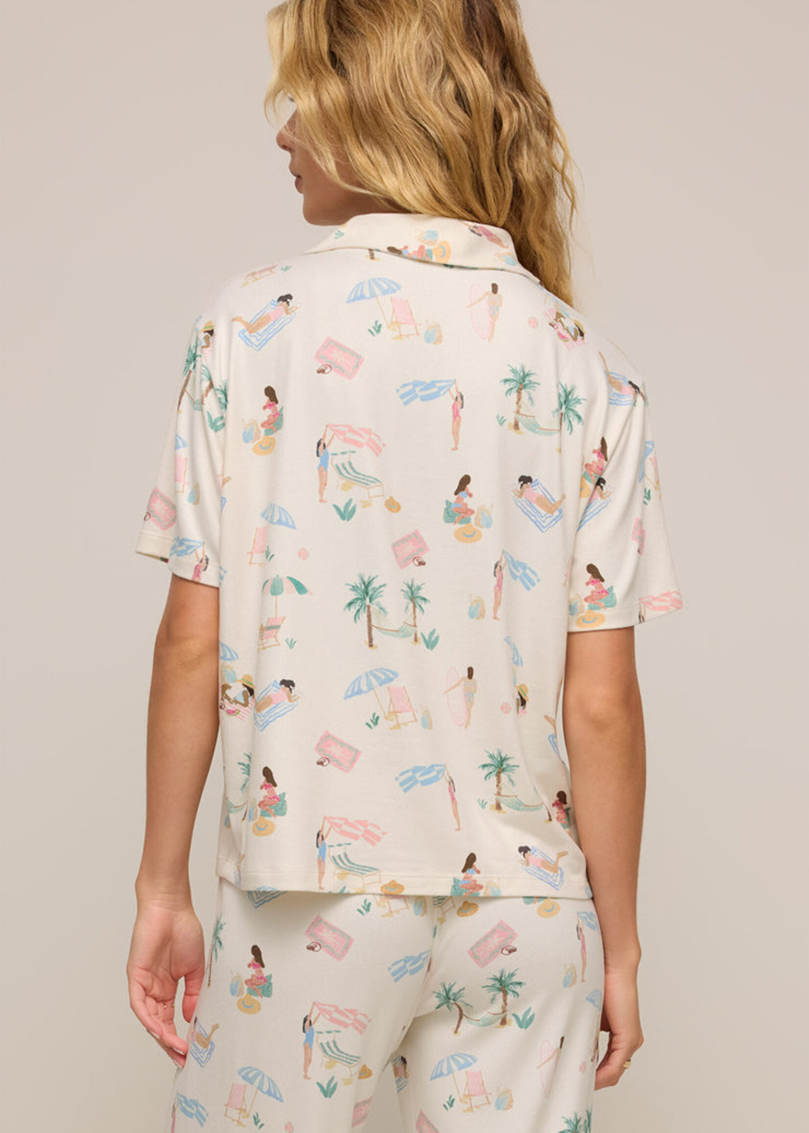 Z-Supply Z-Supply Haut De Pyjama Beach Days - Bone