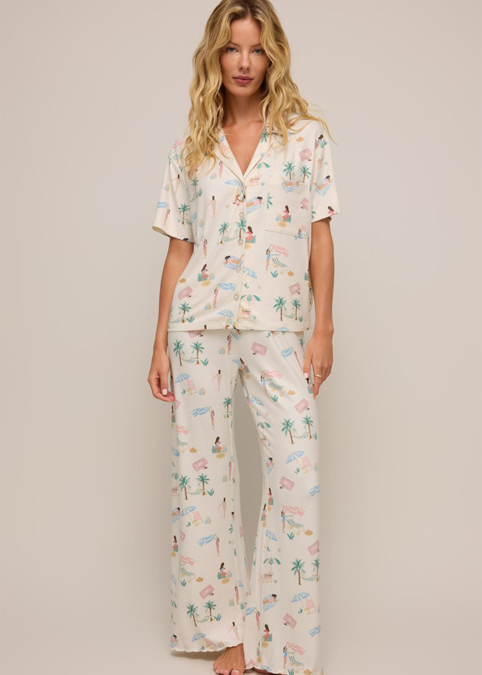 Z-Supply Z-Supply Beach Days PJ Top - Bone