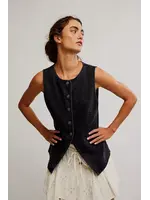 Free People Free People Aimee Vest - Black