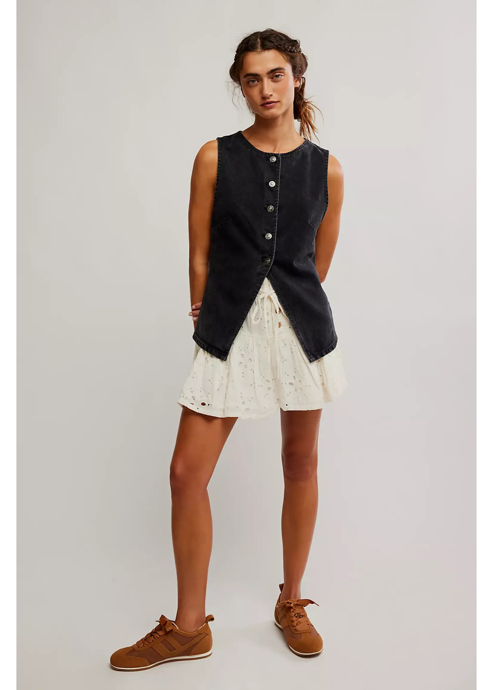 Free People Free People Aimee Vest - Black