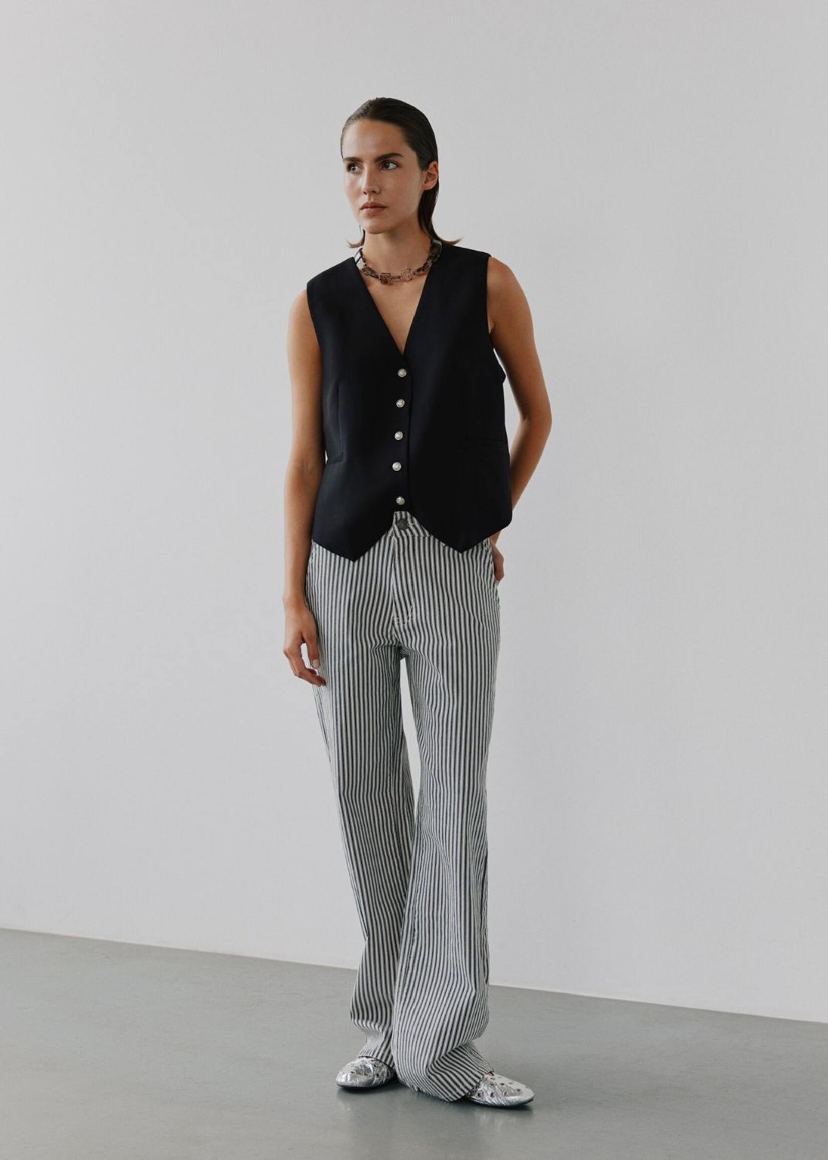 Sofie Schnoor Jeans - Black Striped