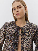 Sofie Schnoor Jacket With Bow Ties - Leopard