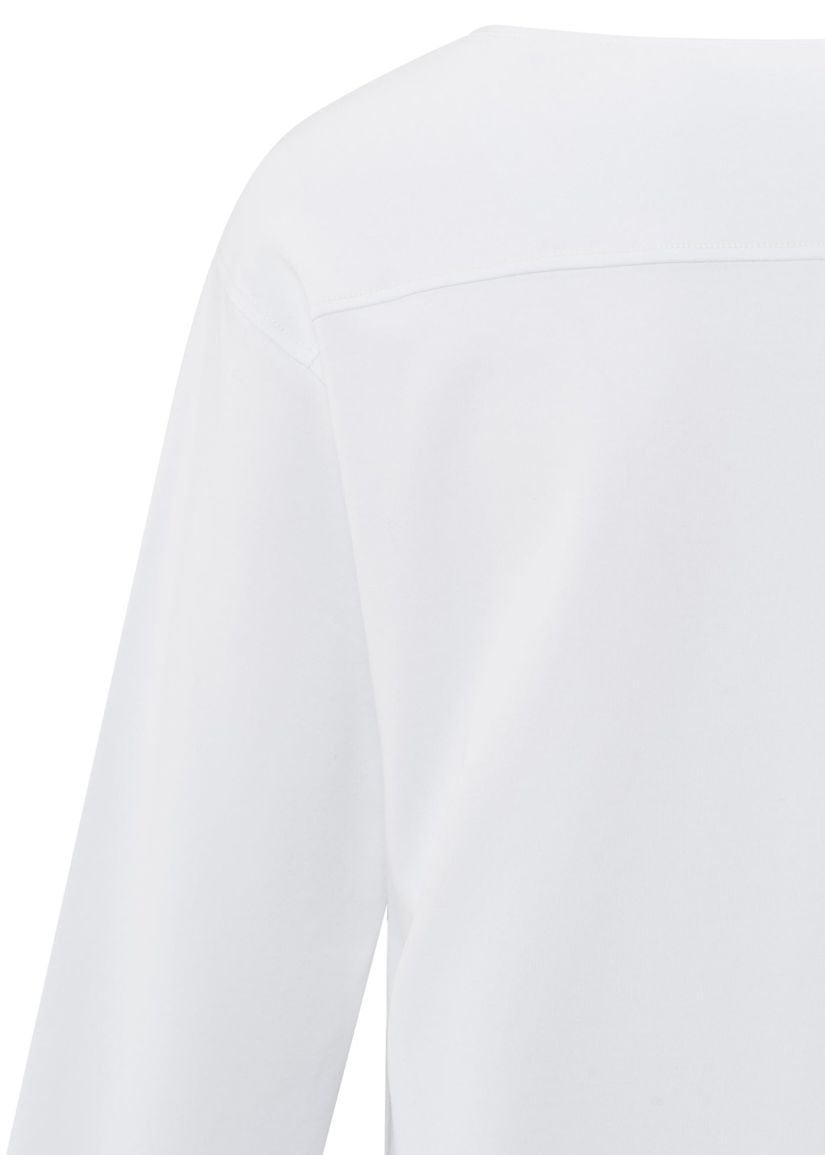 Yaya Women YAYA Long Sleeve Top With Seam Details - Blanc De Blanc