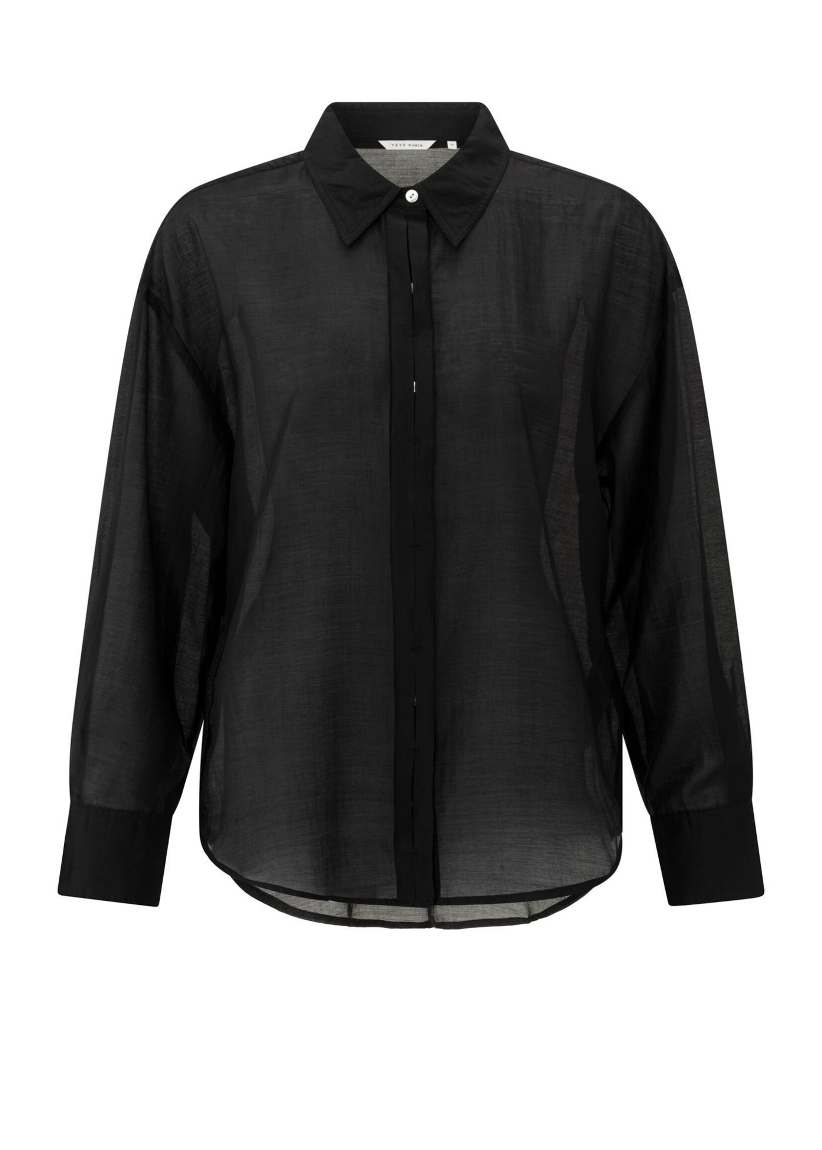 Yaya Women YAYA Blouse With Placket Detail - Phantom