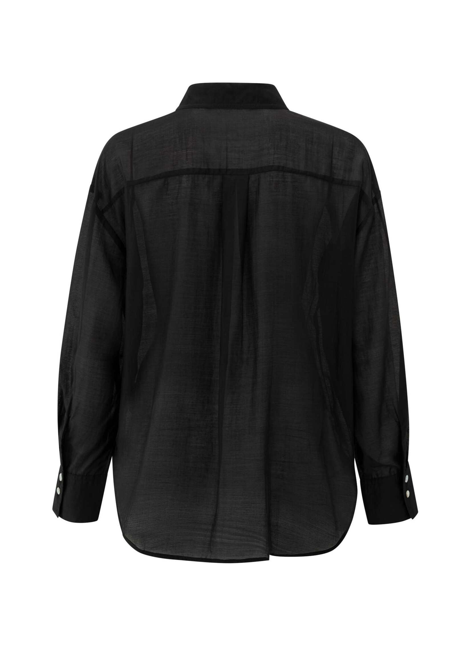 Yaya Women YAYA Chemisier Avec Détail De Patte De Boutonnage - Phantom