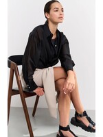 Yaya Women YAYA Blouse With Placket Detail - Phantom