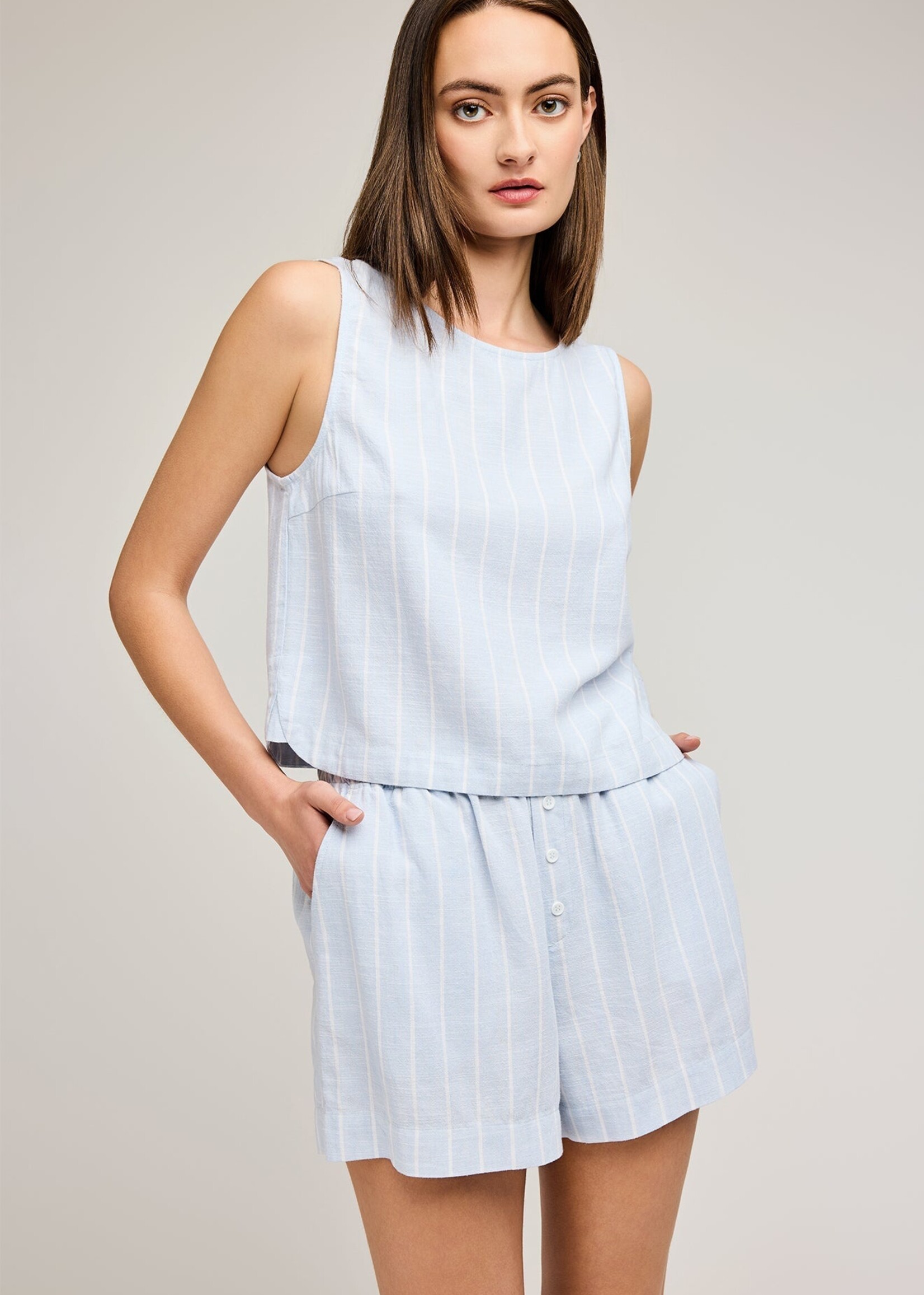Gentle Fawn River Top - Sky Stripe