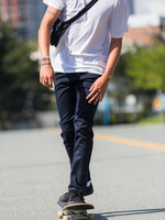 DU/ER DU/ER No Sweat Slim Jeans- Navy