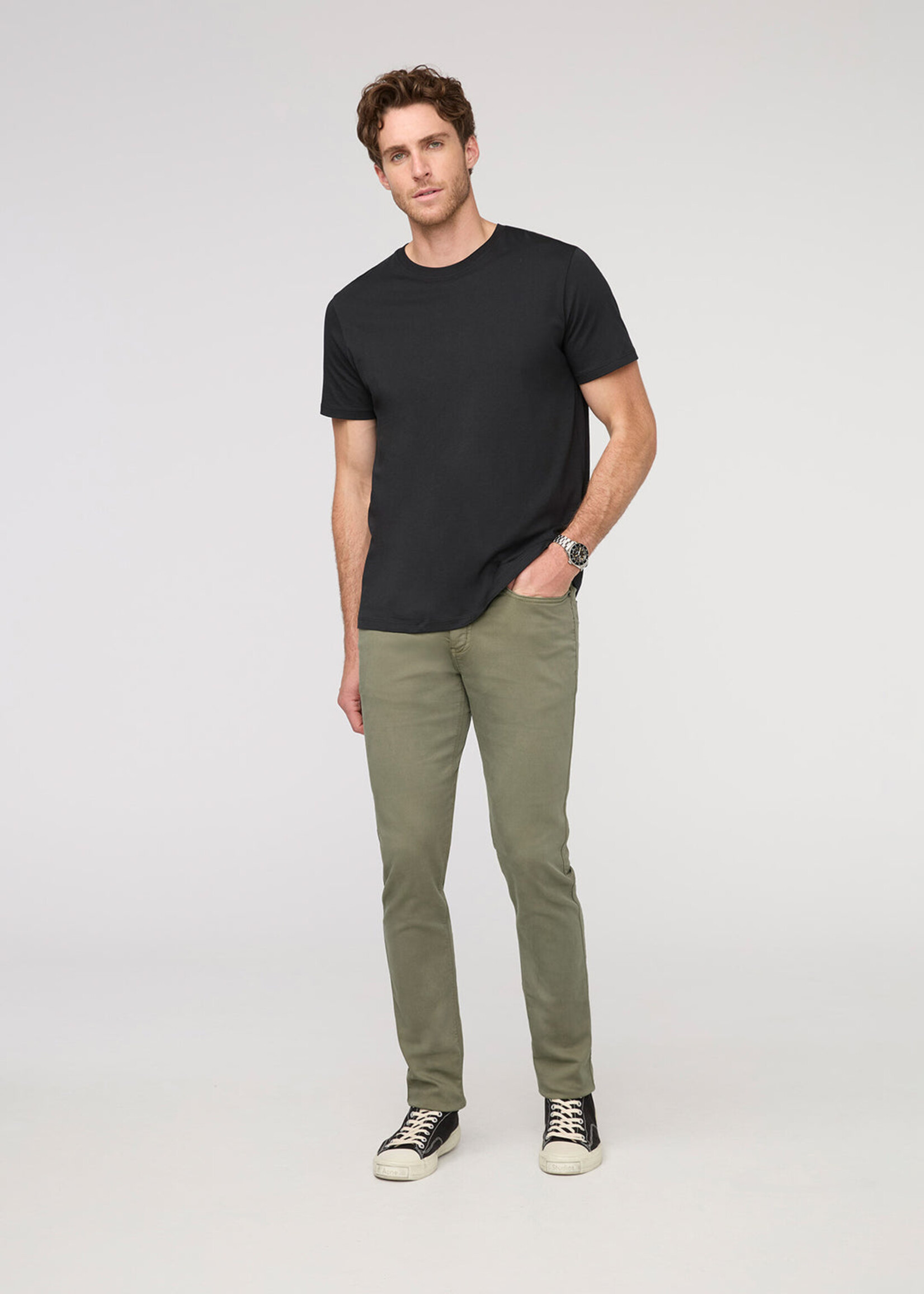 DU/ER DU/ER No Sweat Slim Jeans - Light Fern