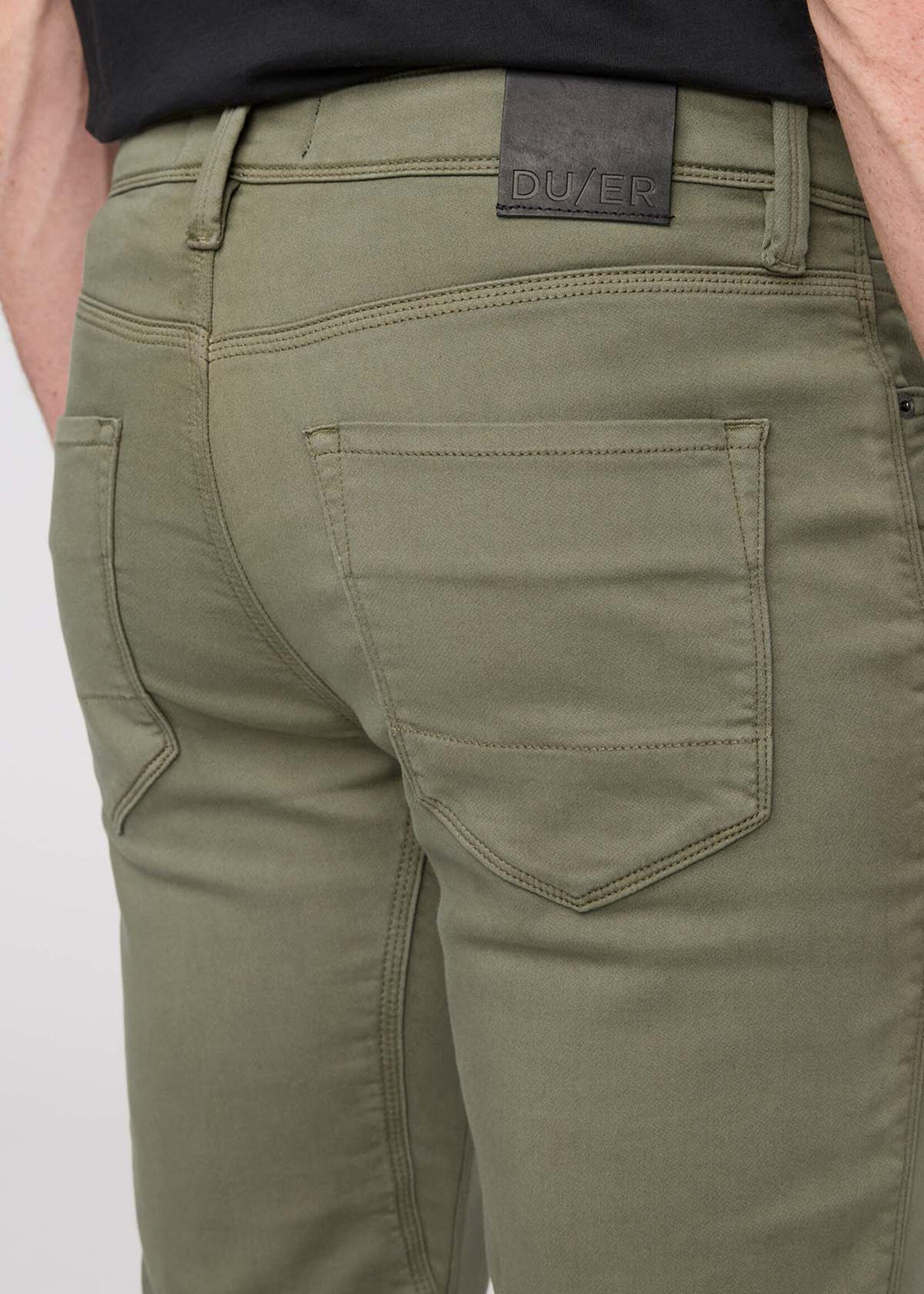 DU/ER DU/ER No Sweat Slim Jeans - Light Fern