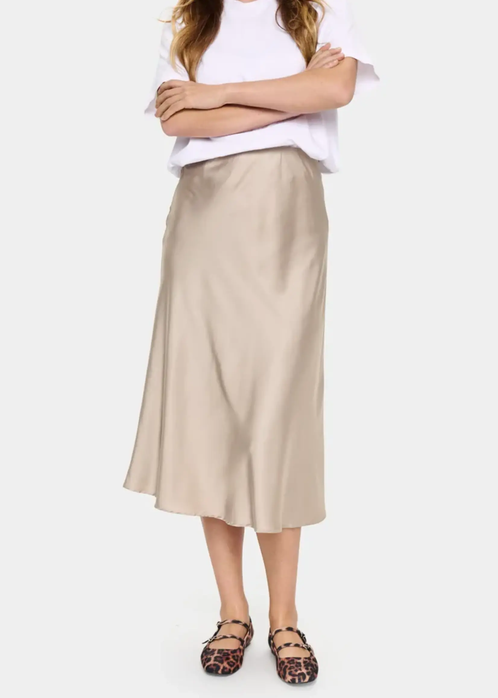 Saint Tropez Saint Tropez Disa Skirt - Plaza Taupe