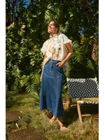 Saint Tropez Saint Tropez Joann Skirt - Medium Blue Den