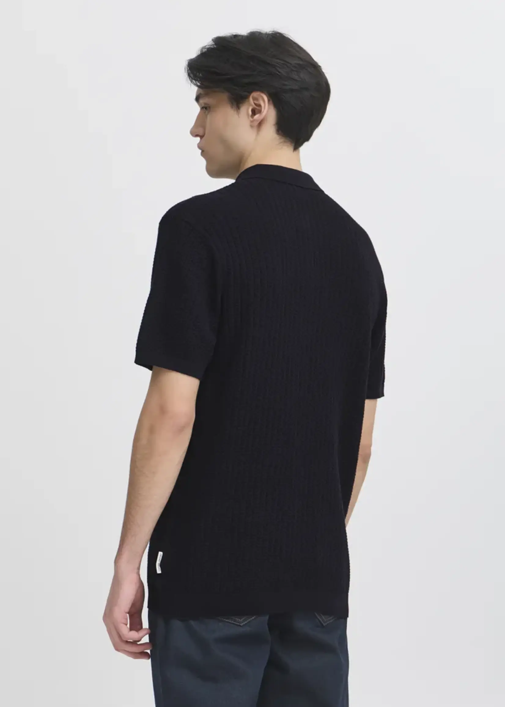 Casual Friday Casual Friday Karl Structured Knit Polo - Dark Navy