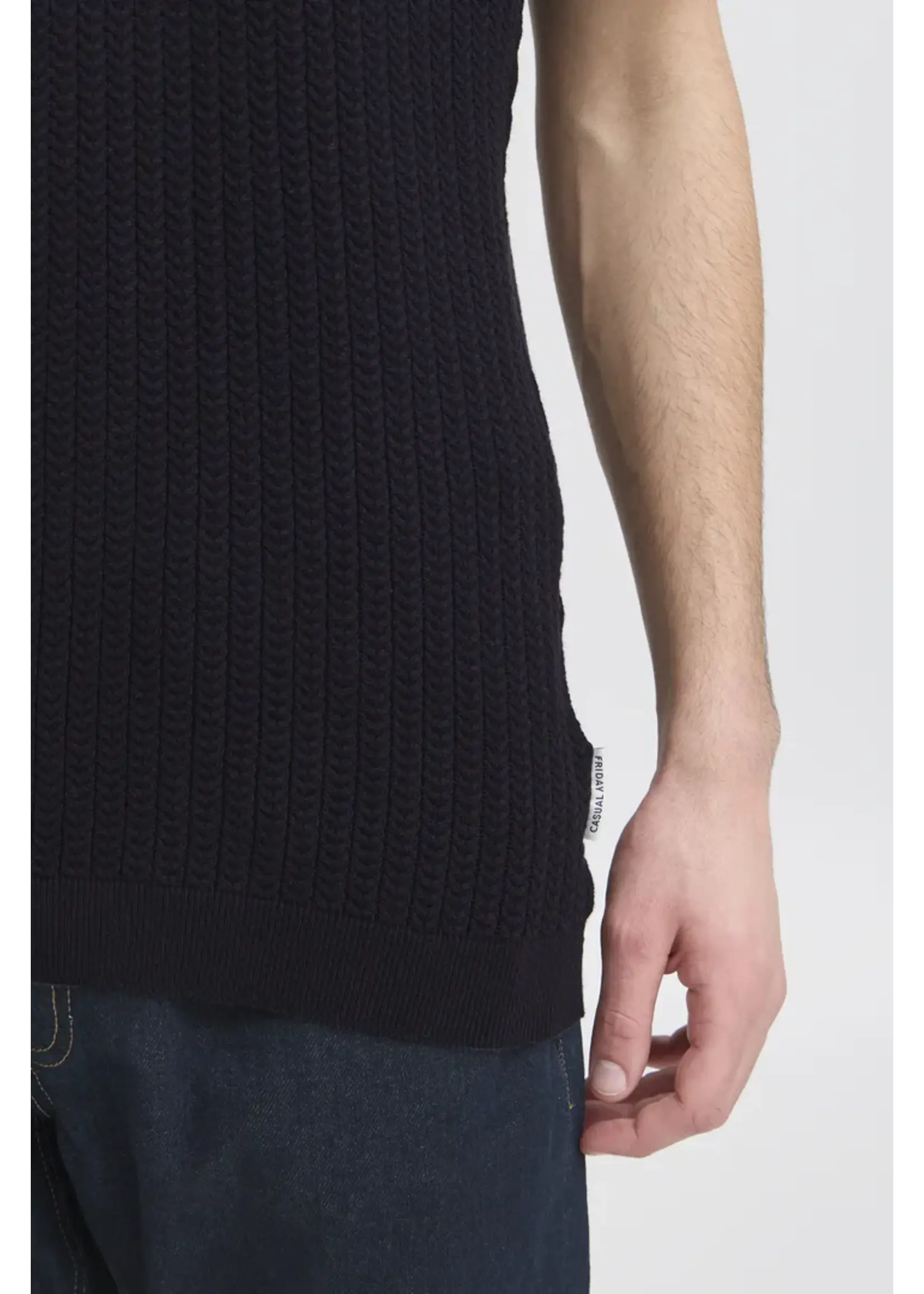 Casual Friday Casual Friday Polo Tricot Karl  - Dark Navy