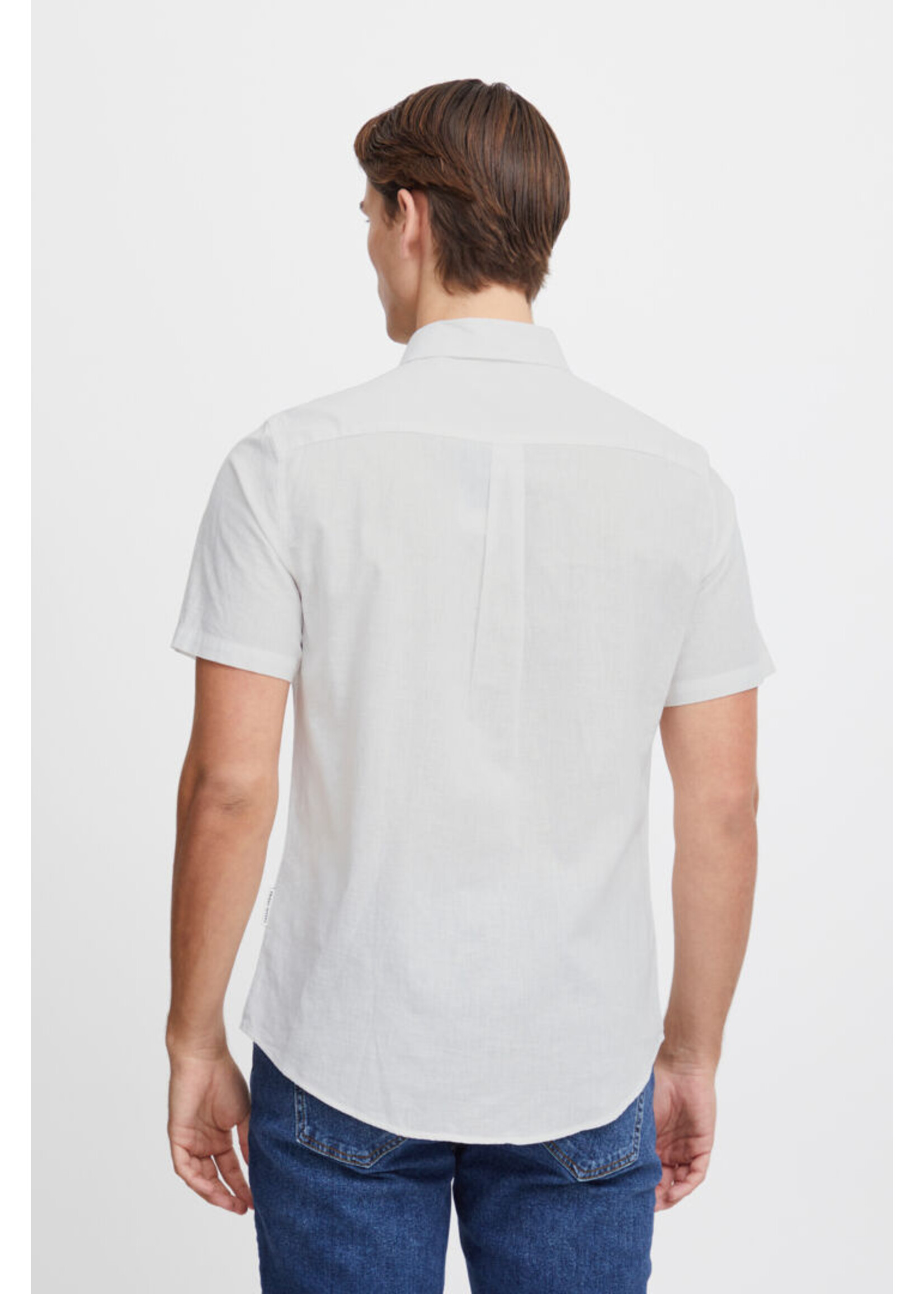 Casual Friday Casual Friday Aksel SS Linen Mix Shirt - Snow White