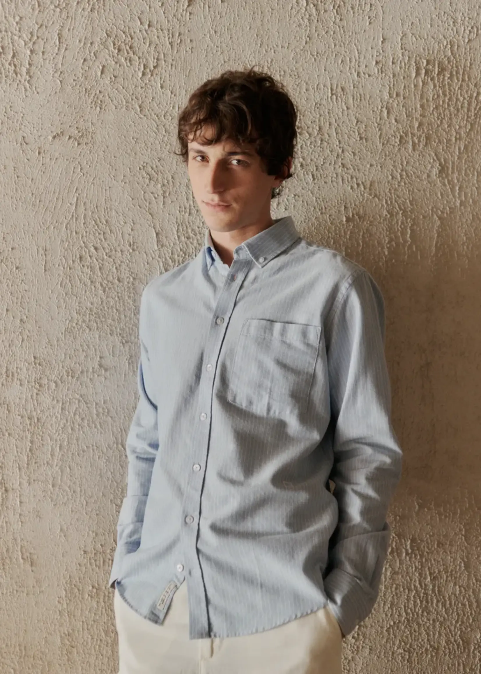 Casual Friday Casual Friday Chemise A Rayures Vincent  - Blue Bell