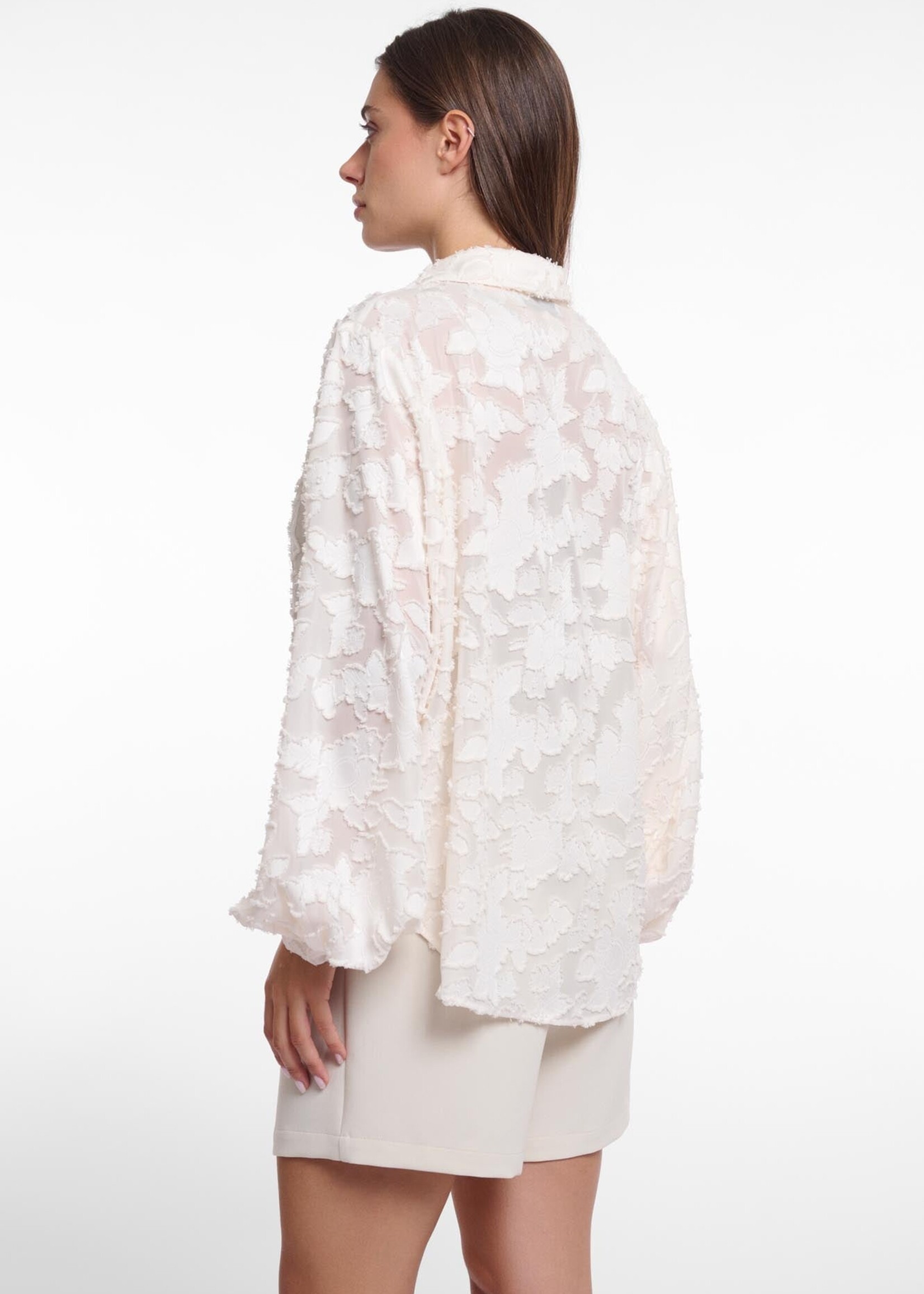 Rino & Pelle Rino & Pelle Holda Long Sleeve Blouse - Snow White