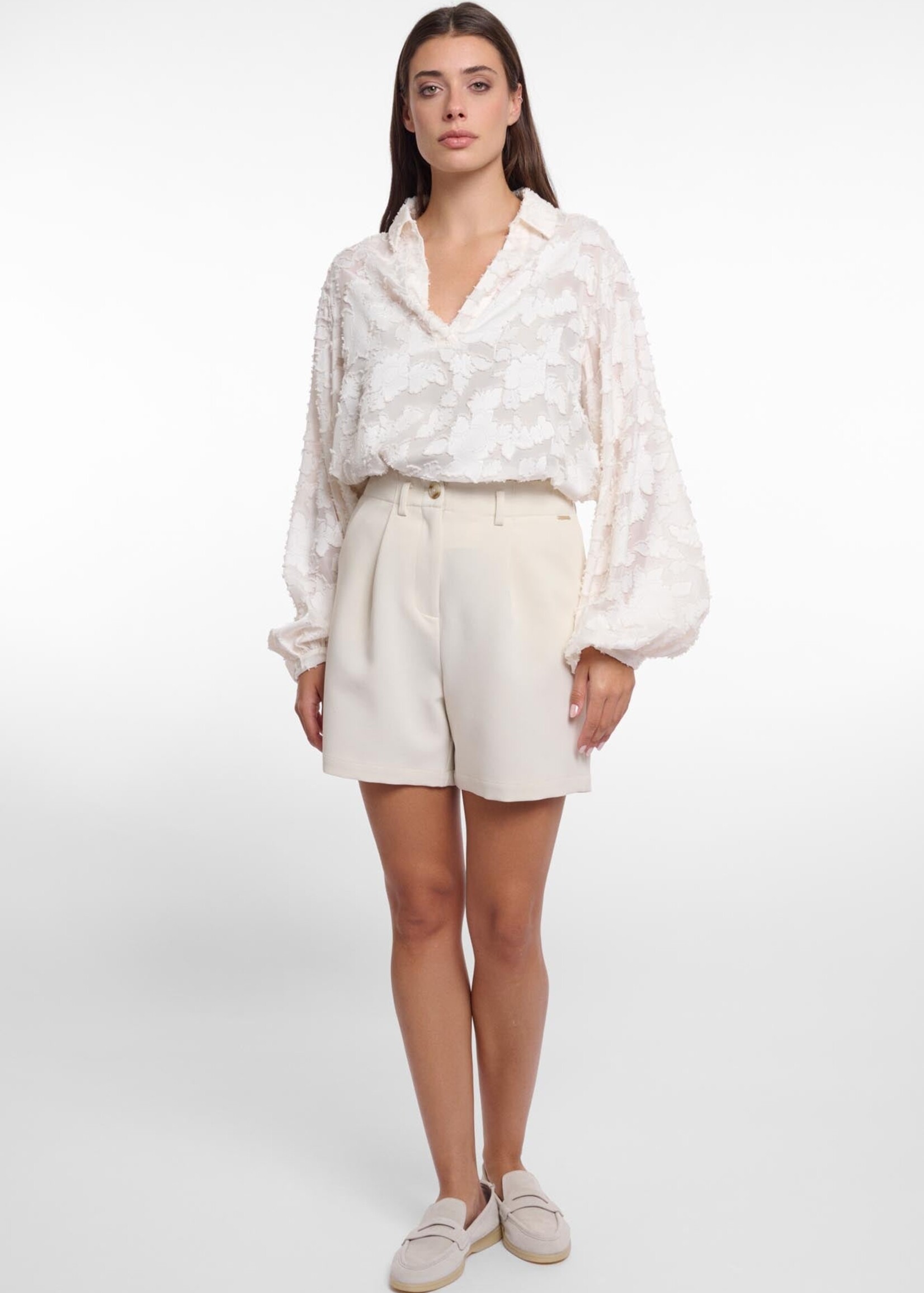 Rino & Pelle Rino & Pelle Holda Long Sleeve Blouse - Snow White