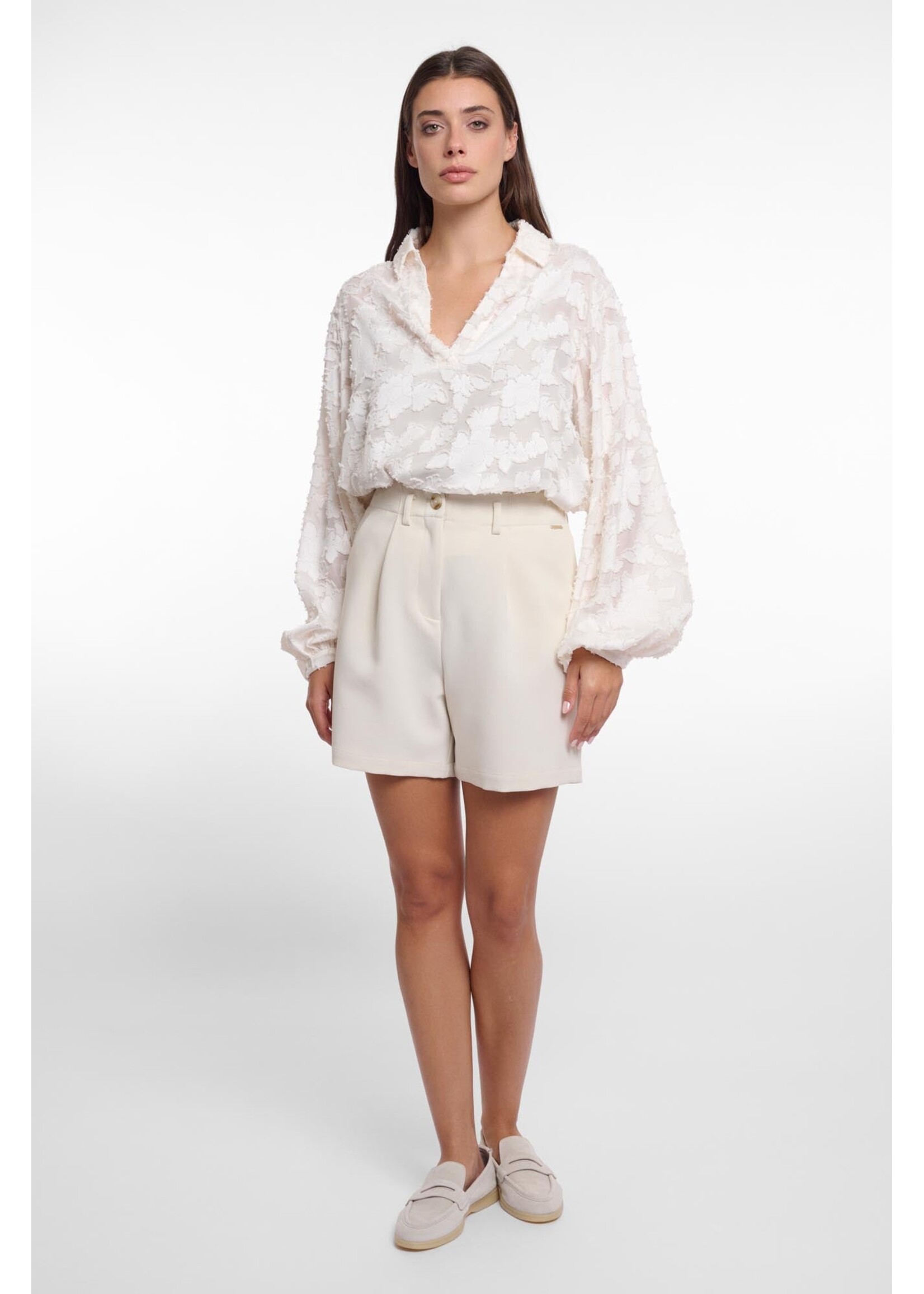 Rino & Pelle Rino & Pelle Holda Long Sleeve Blouse - Snow White