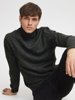 Casual Friday Casual Friday Karl Roll Bounty Knit Pullover - Pewter Mix