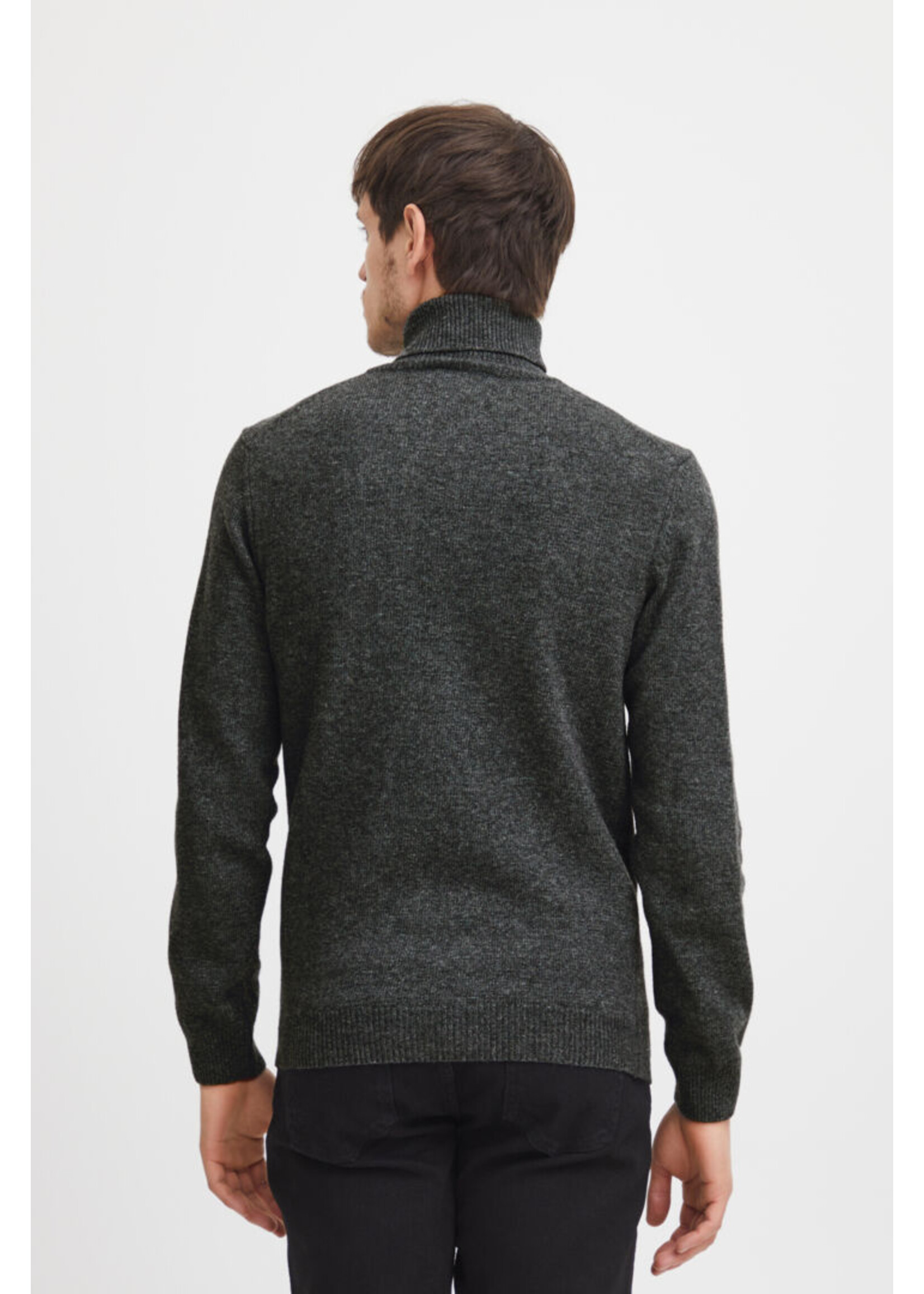 Casual Friday Casual Friday Karl Roll Bounty Knit Pullover - Pewter Mix
