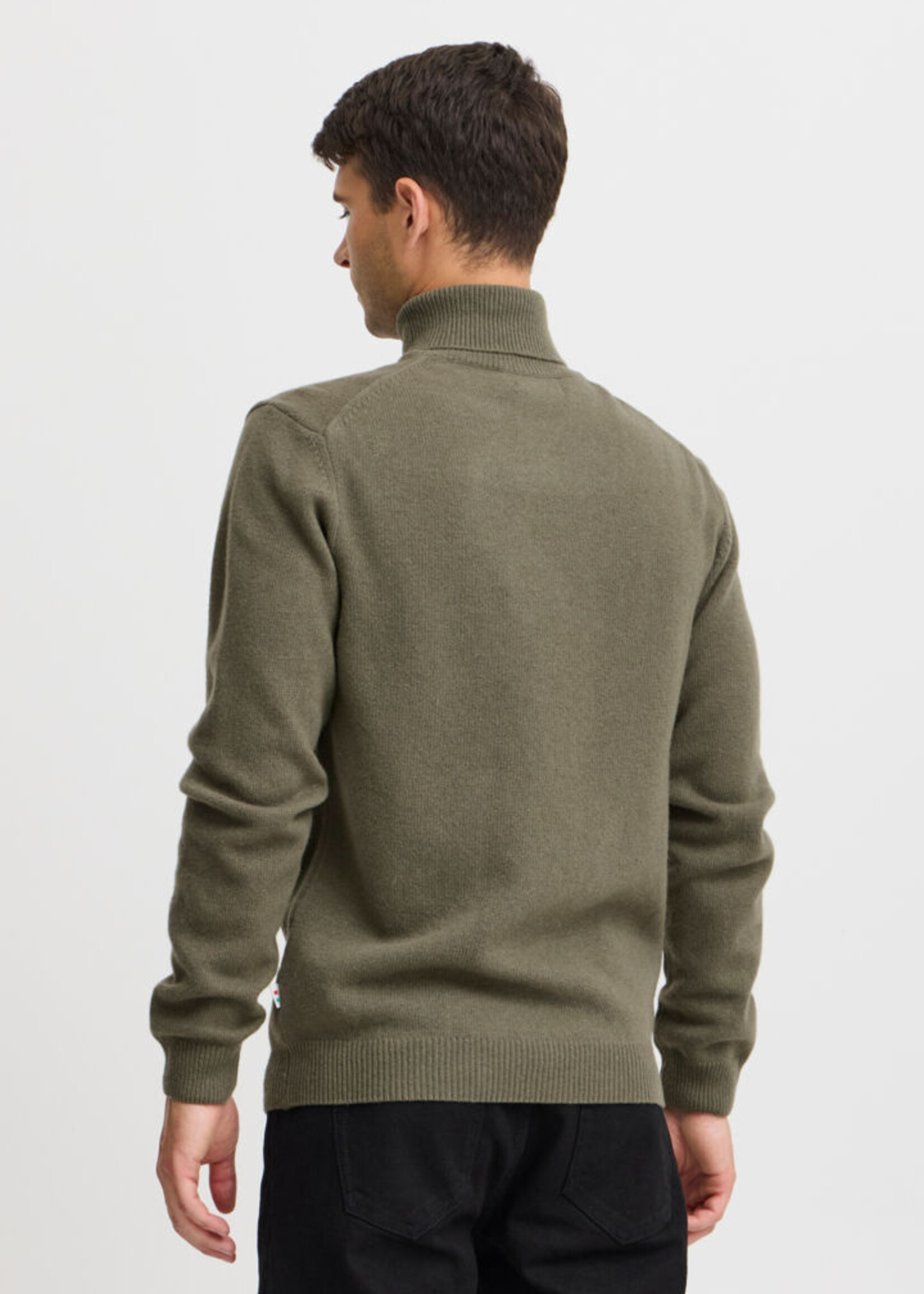 Casual Friday Casual Friday Karl Roll Neck Bounty Knit Pullover - Olivine