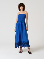 Surkana Surkana Long Stretch Off-The-Shoulder Dress - Cobalt Blue