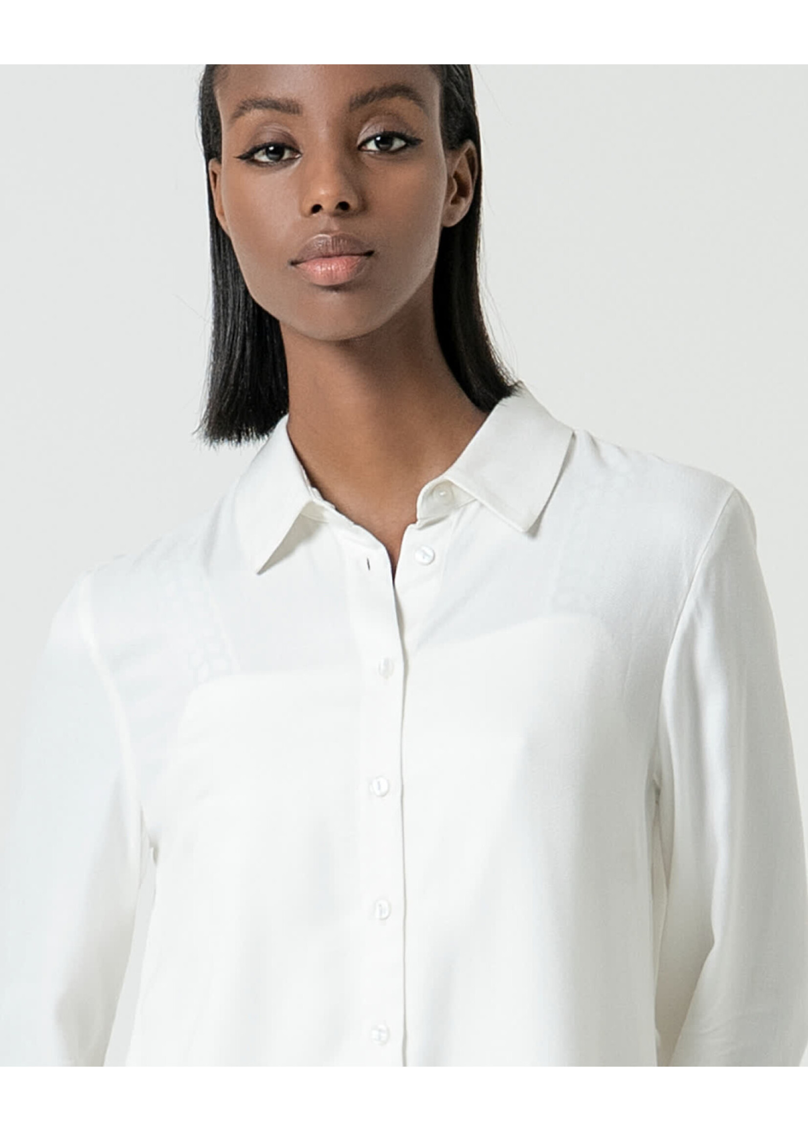 Surkana Surkana Loose-Fitting Shirt With Vents - White