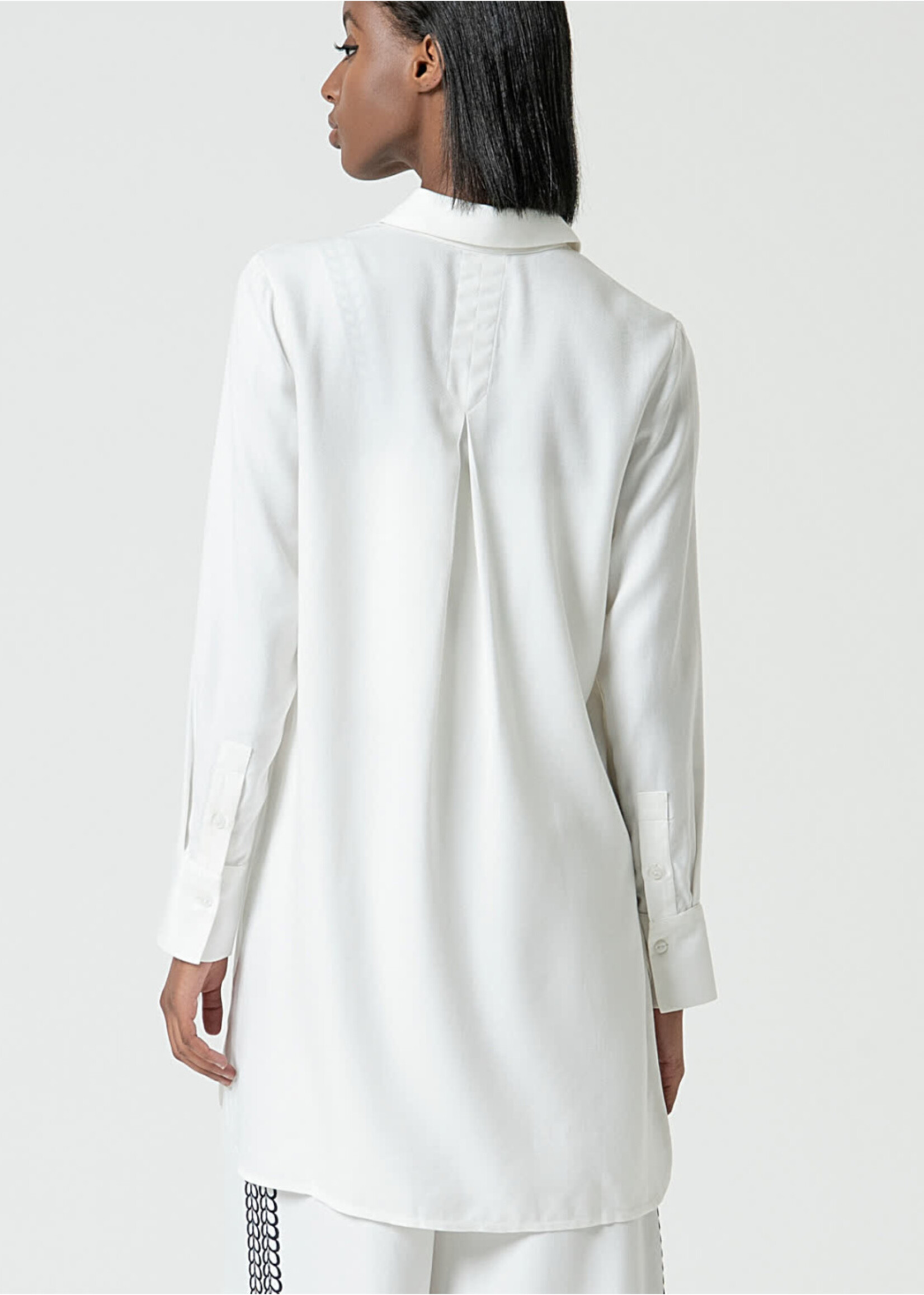 Surkana Surkana Chemise Ample Avec Fentes - Blanc
