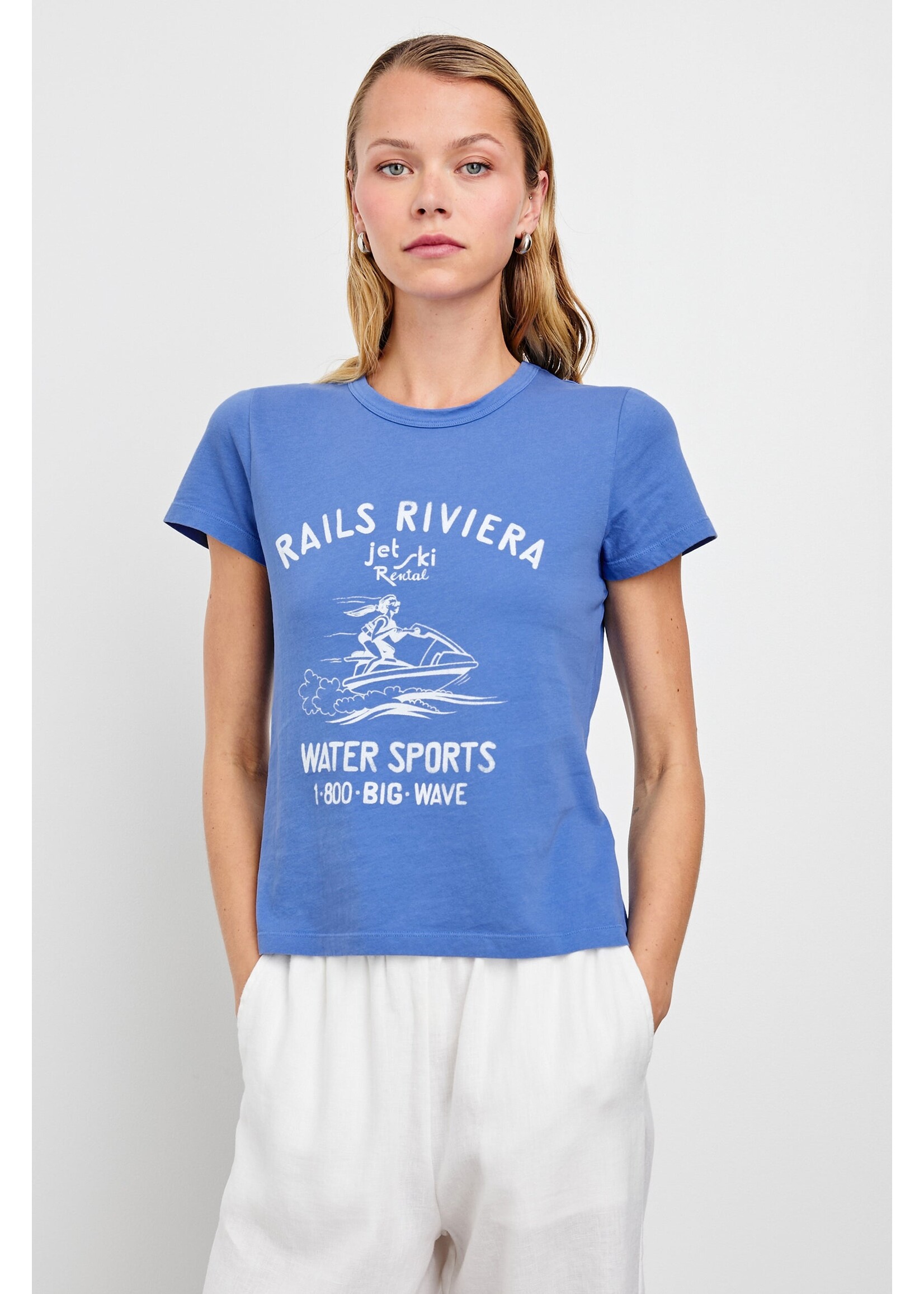 Rails Rails Fitted Crew T-Shirt - Rails Riviera