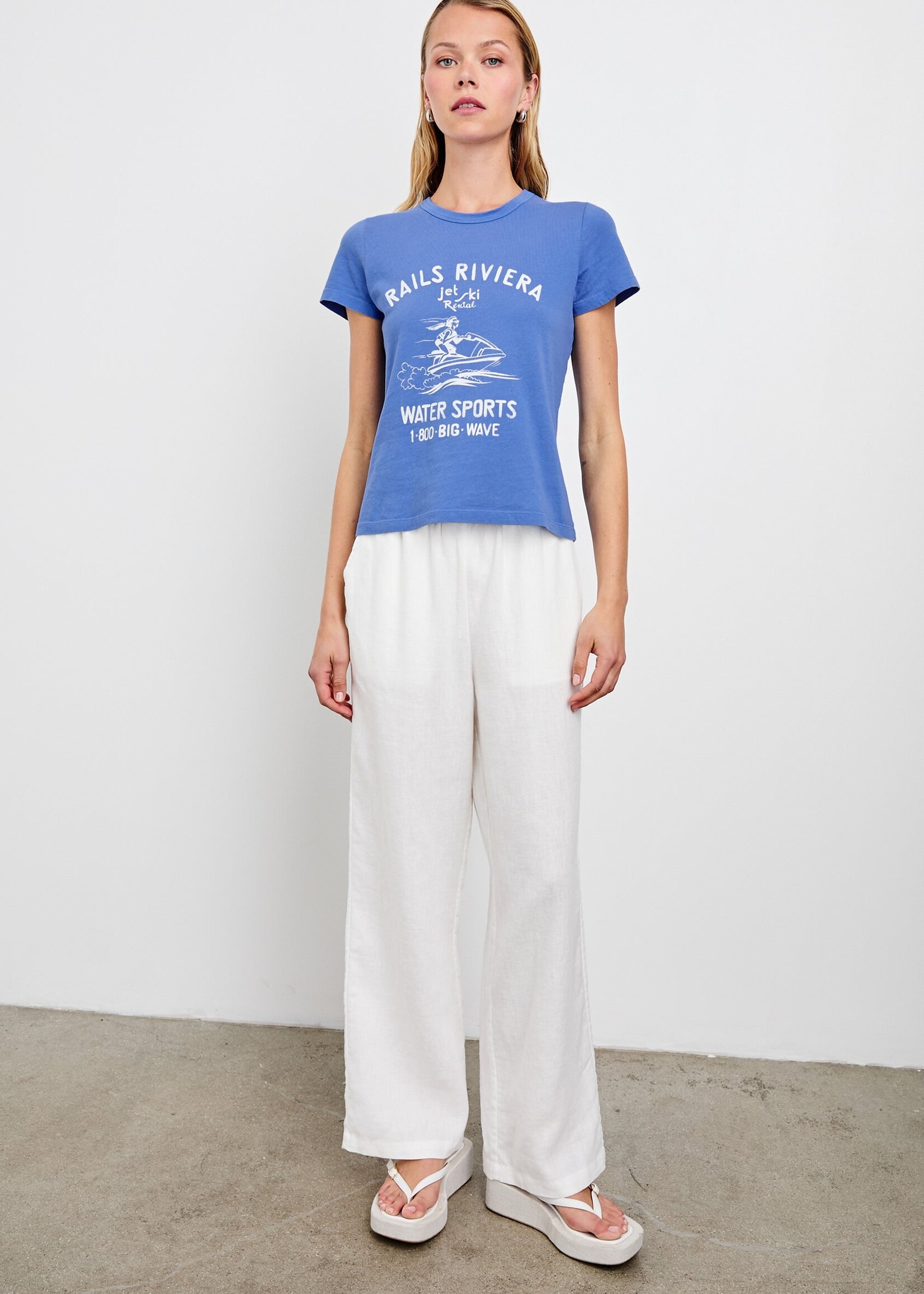 Rails Rails Fitted Crew T-Shirt - Rails Riviera