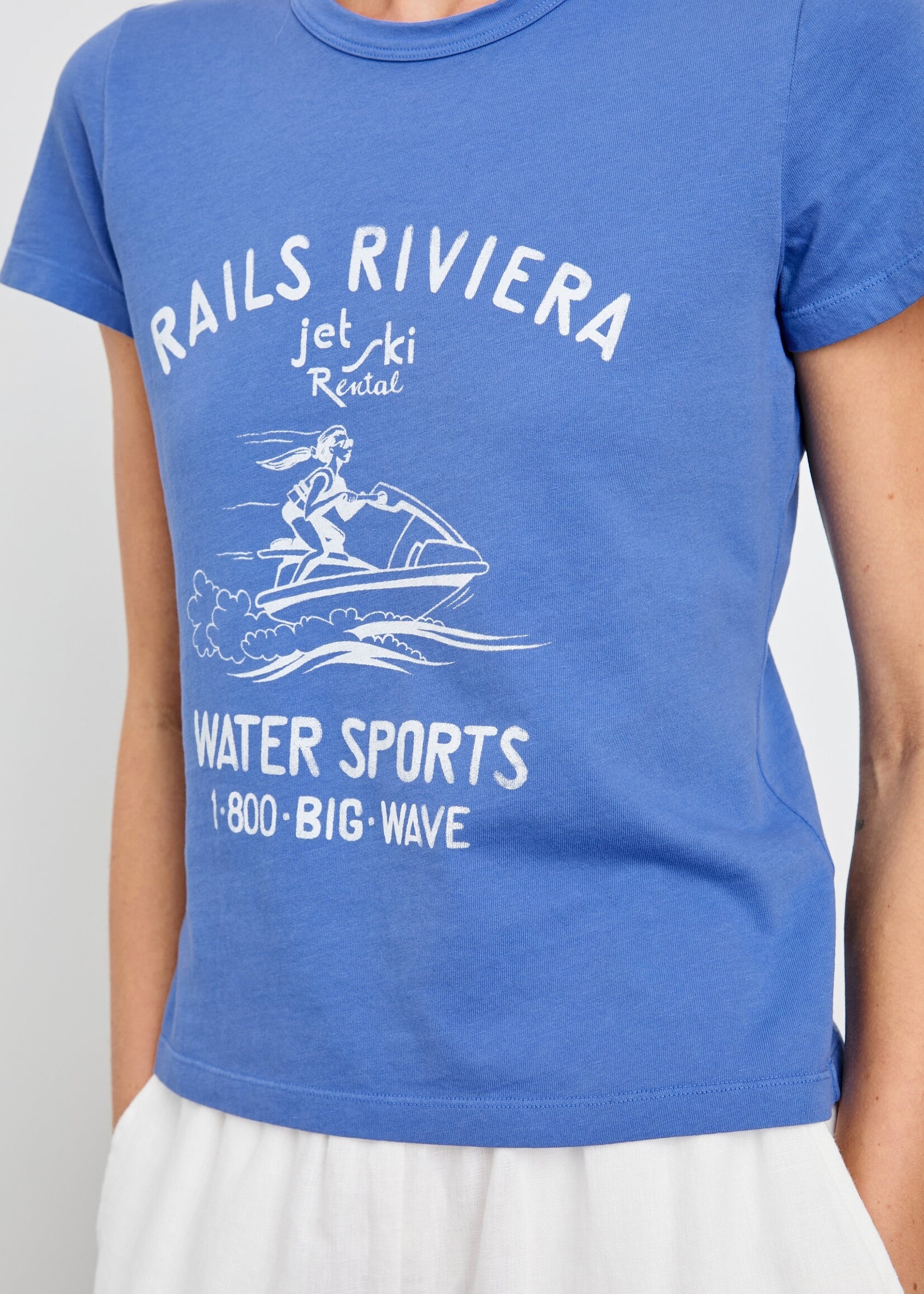 Rails Rails Fitted Crew T-Shirt - Rails Riviera